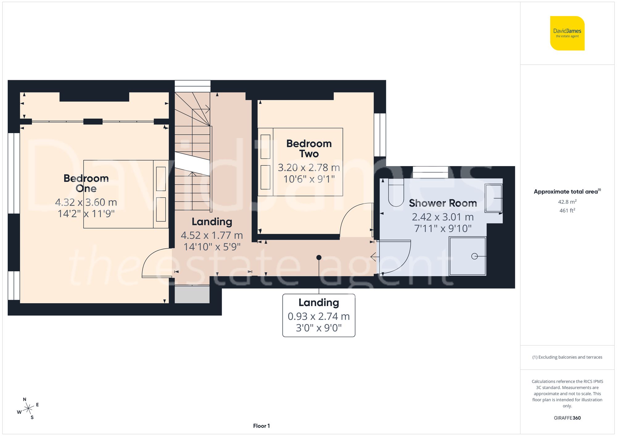 Floorplan for Porchester Road, Nottingham
