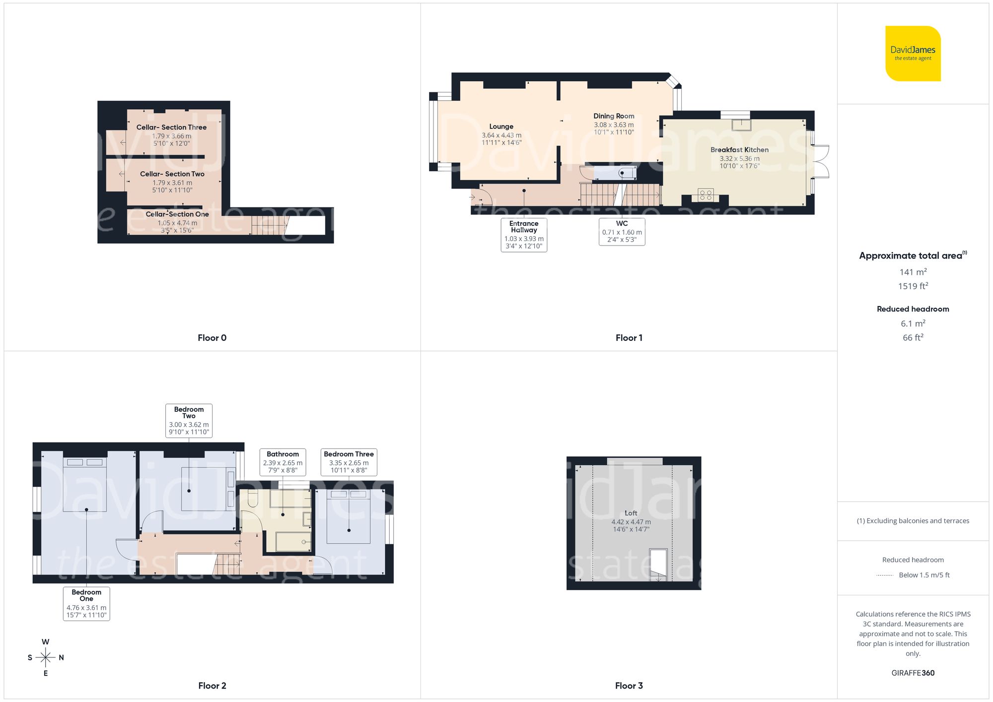 Floorplan for Leonard Avenue, Sherwood, Nottingham
