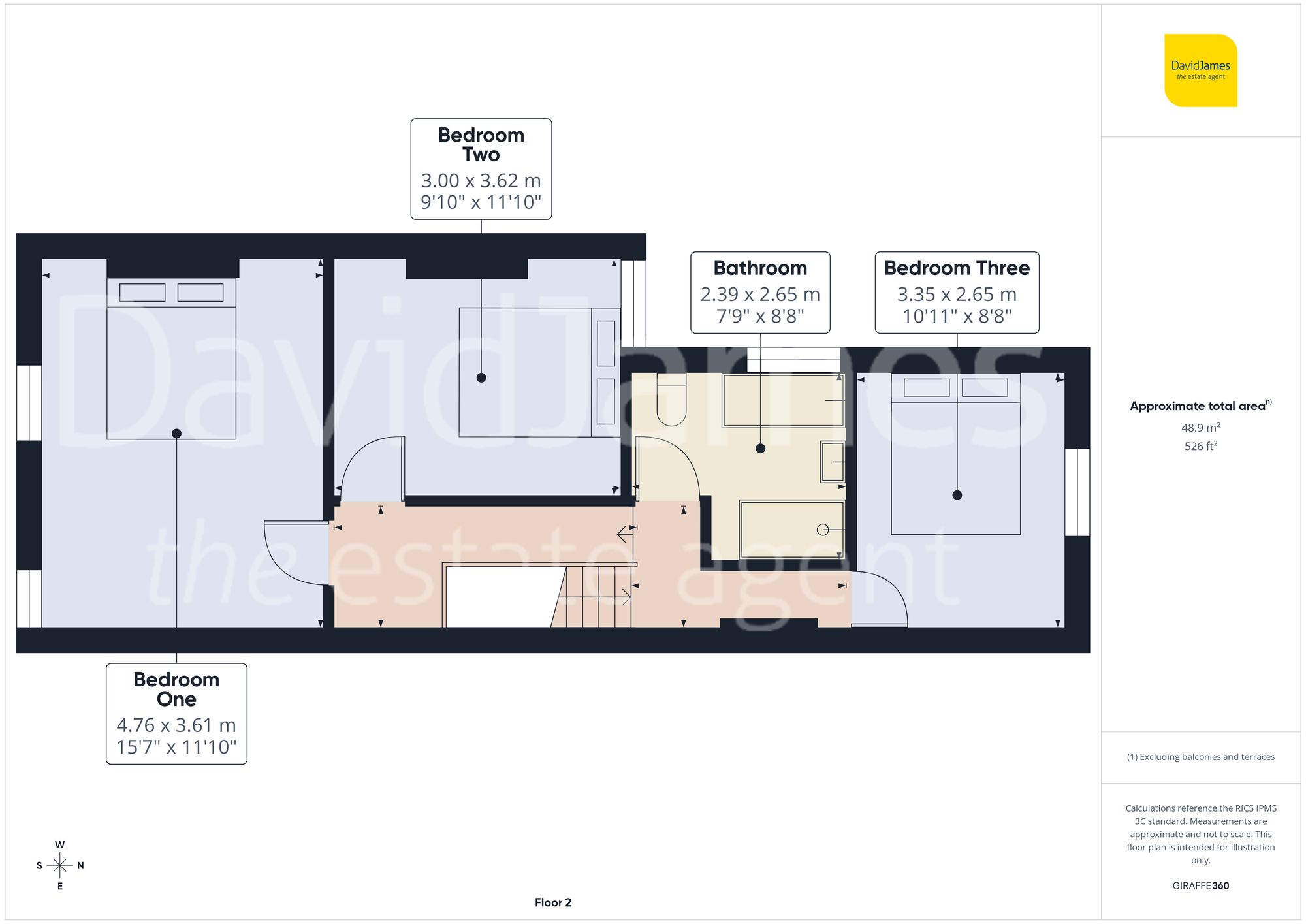 Floorplan for Leonard Avenue, Sherwood, Nottingham