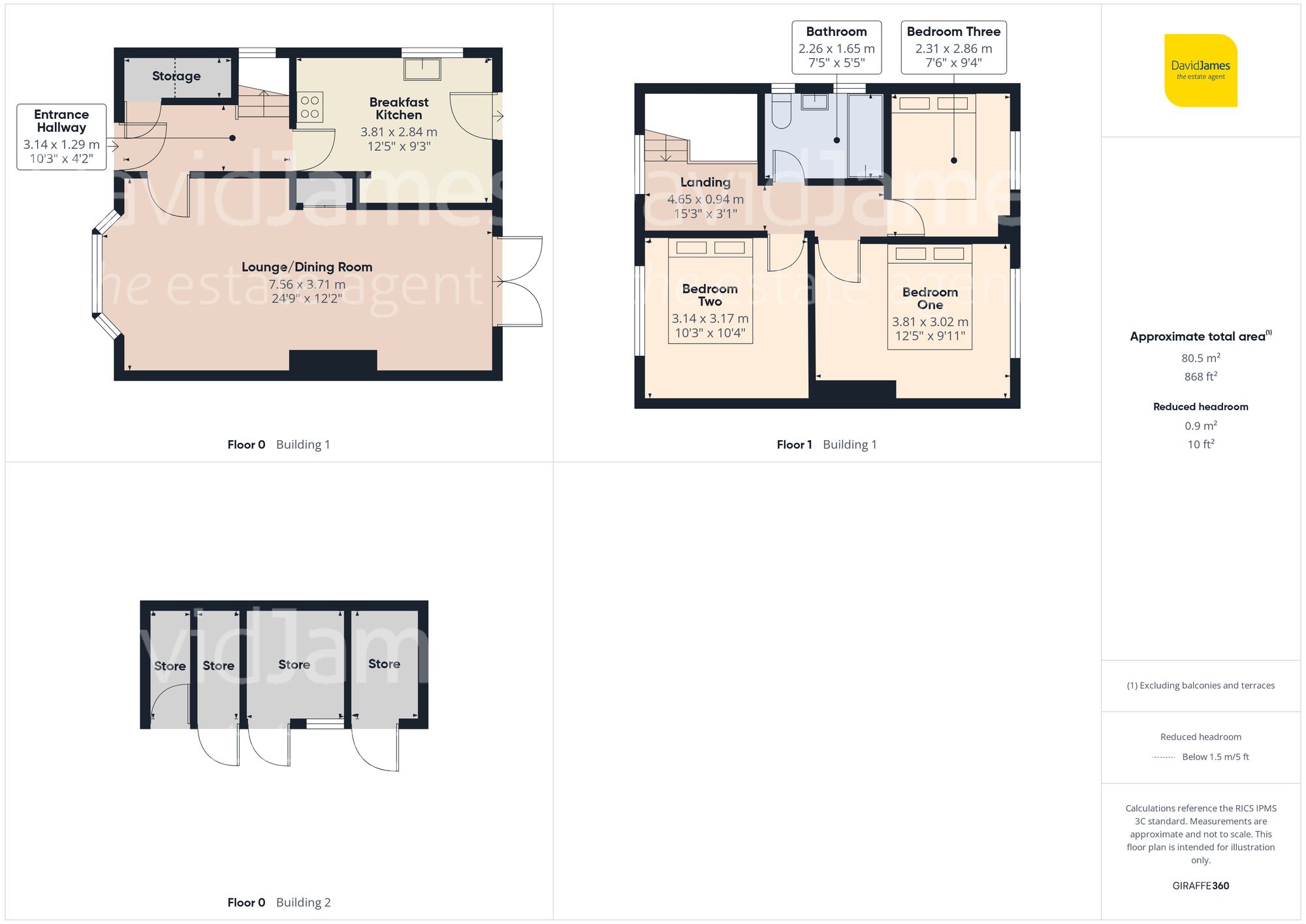 Floorplan for Bentinck Road, Carlton, Nottingham