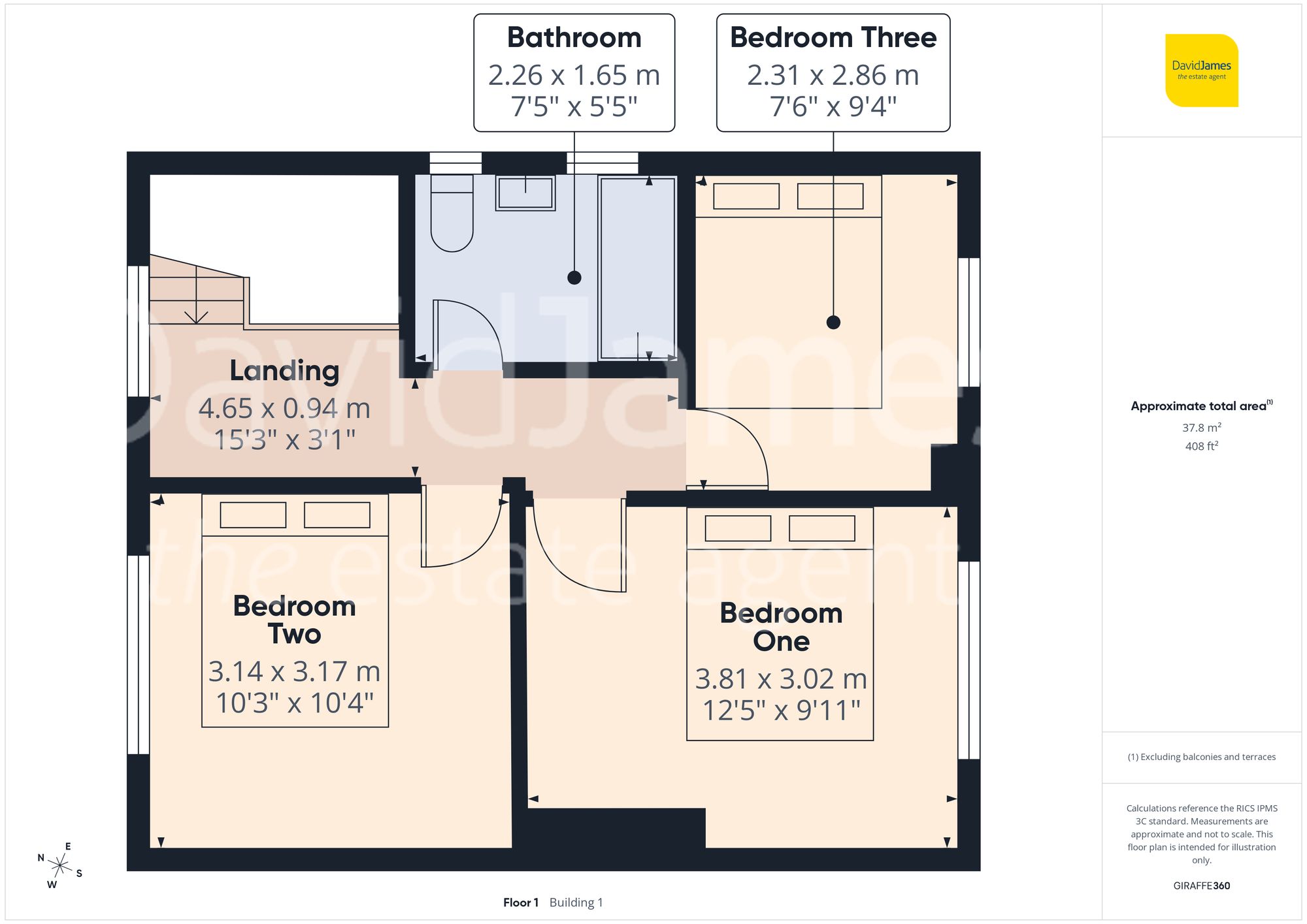 Floorplan for Bentinck Road, Carlton, Nottingham