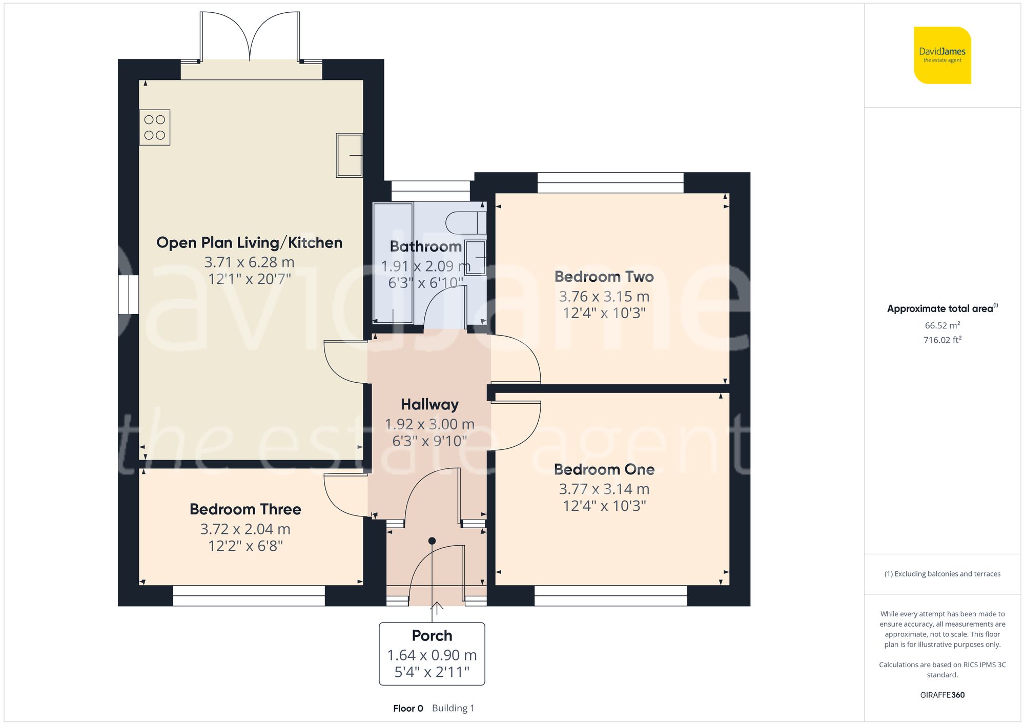 Floorplan for Greenwood Road, Nottingham