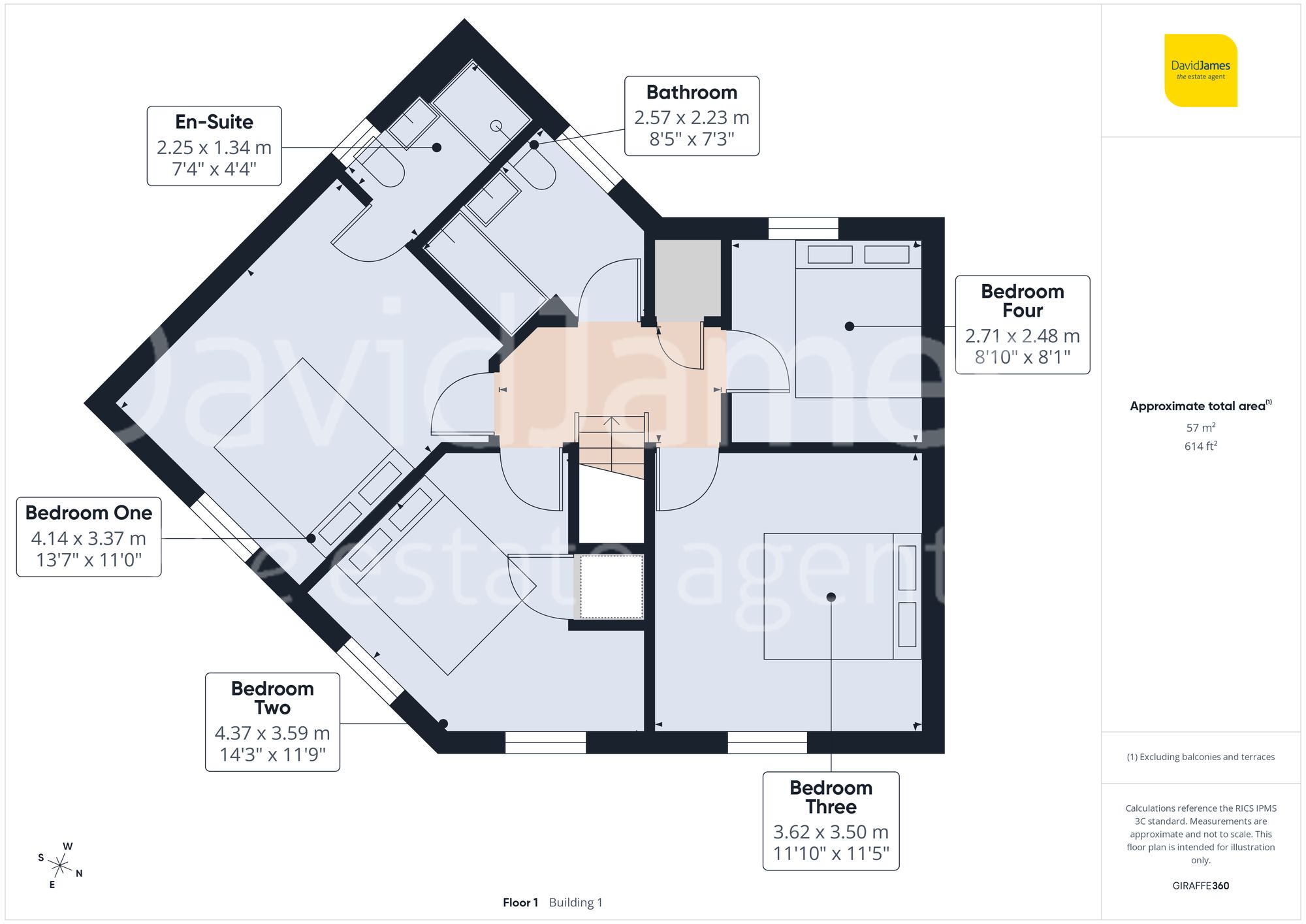 Floorplan for Antonia Drive, Hucknall, Nottingham