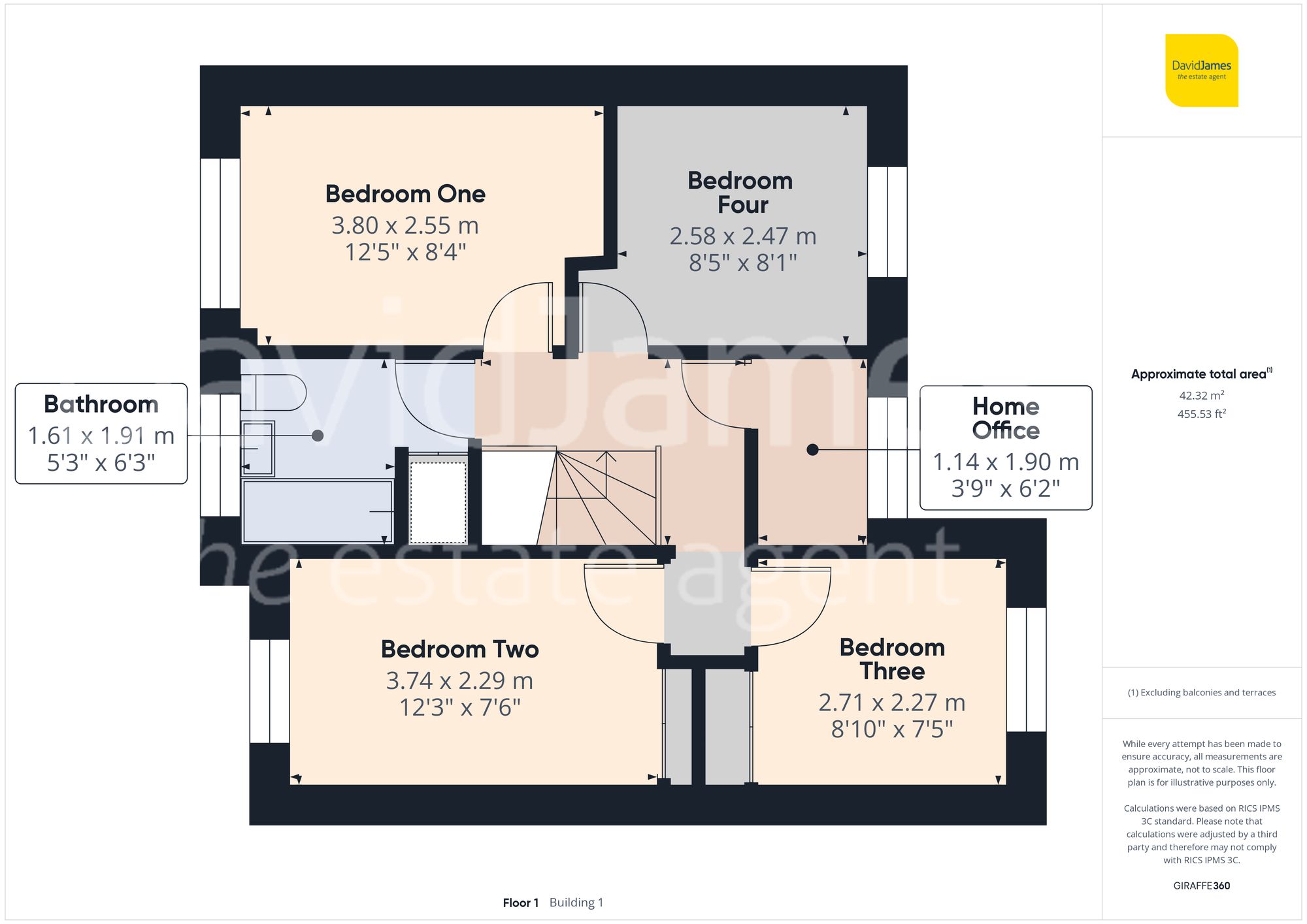 Floorplan for Longfellows Close, Bestwood Park, Nottingham