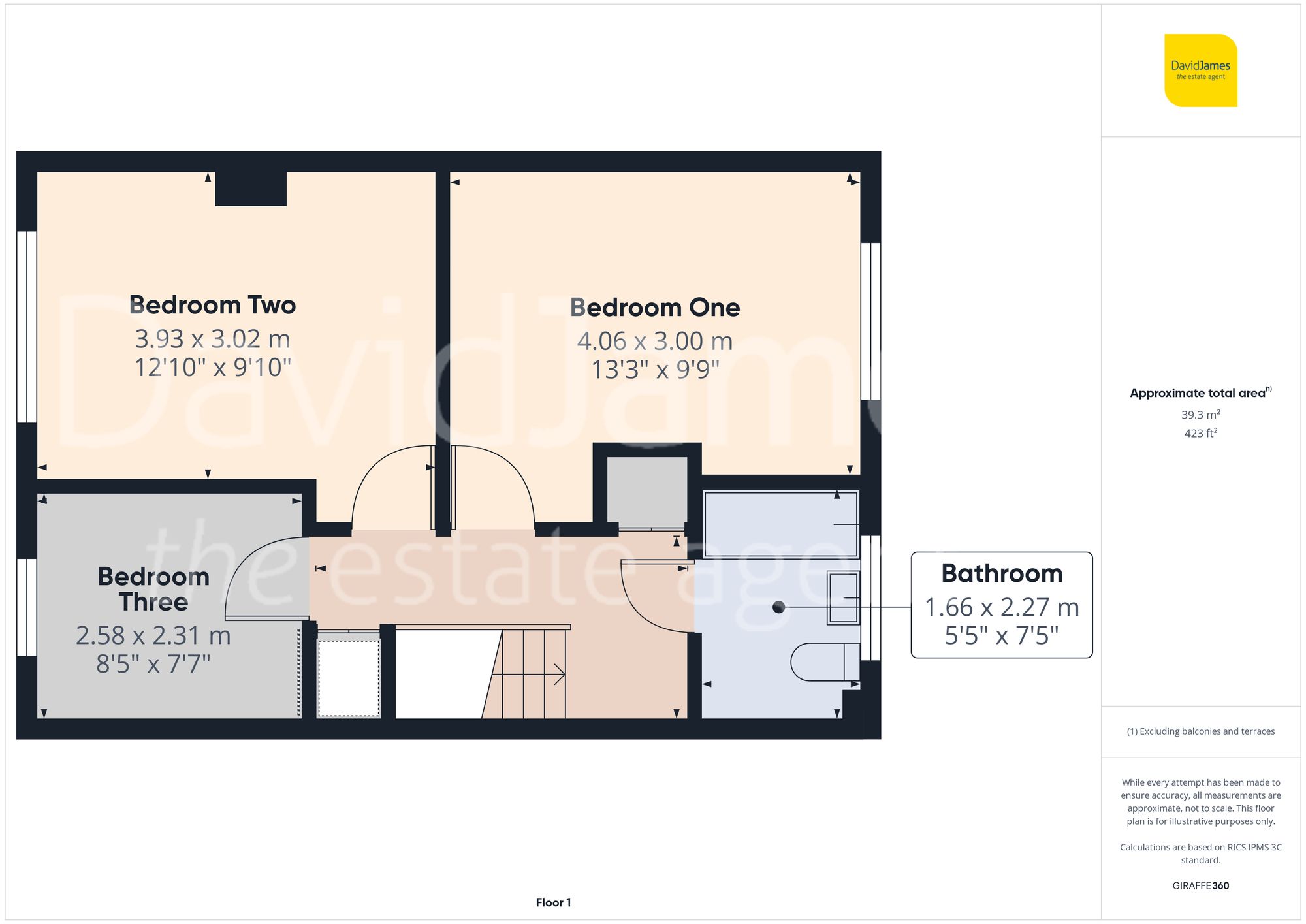 Floorplan for Ricklow Court, Top Valley, Nottingham