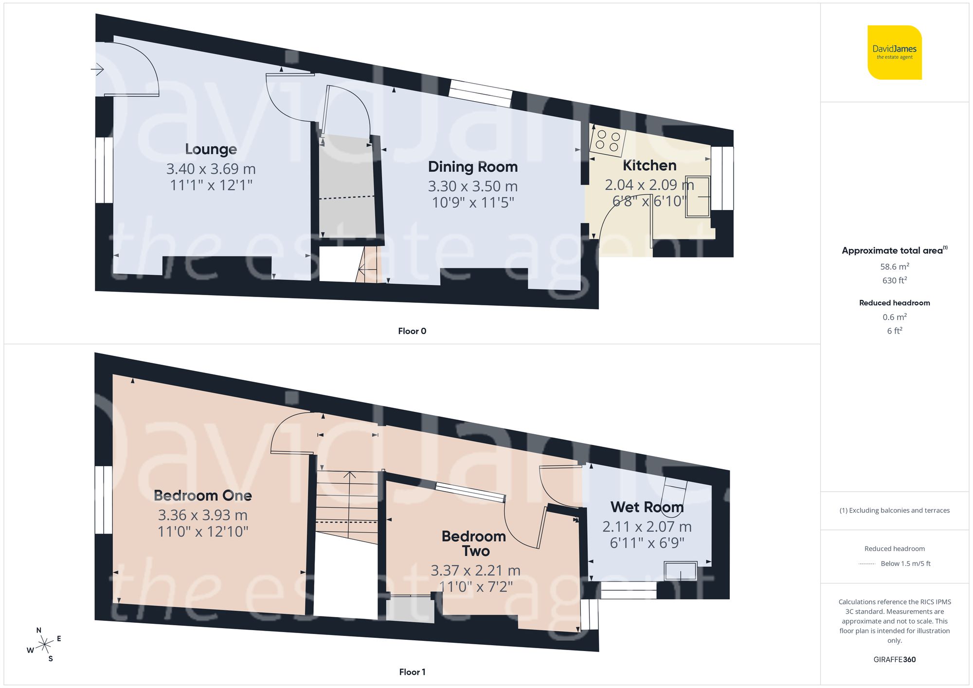 Floorplan for Worth Street, Carlton, Nottingham