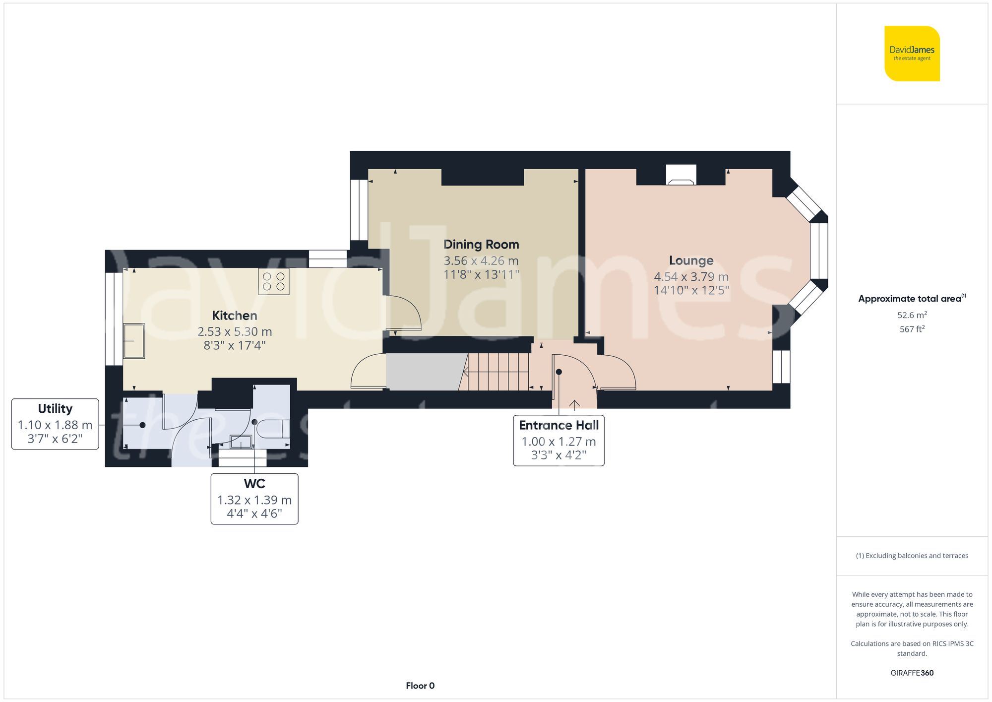 Floorplan for Malvern Road, Mapperley, Nottingham