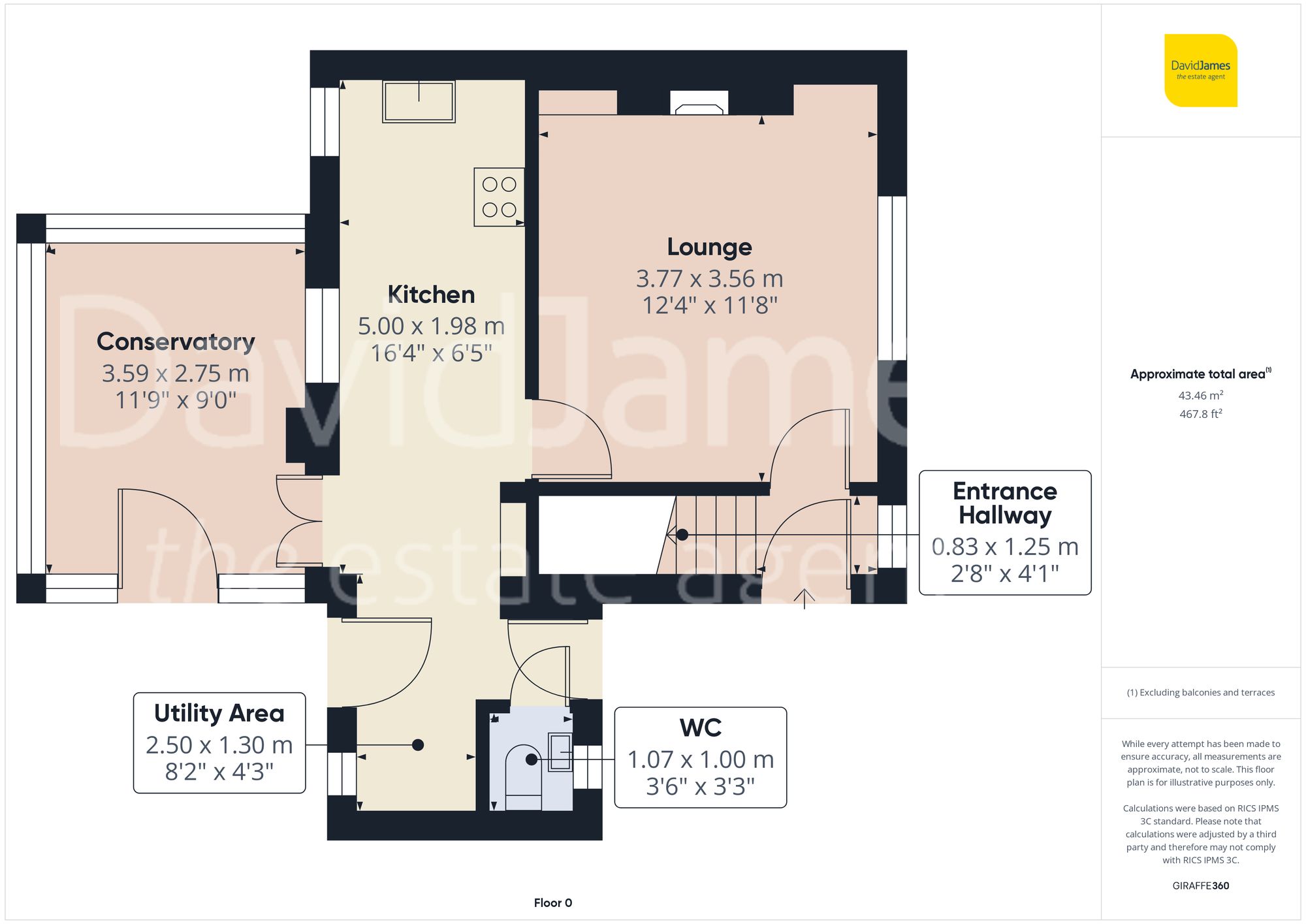 Floorplan for Linton Rise, Nottingham