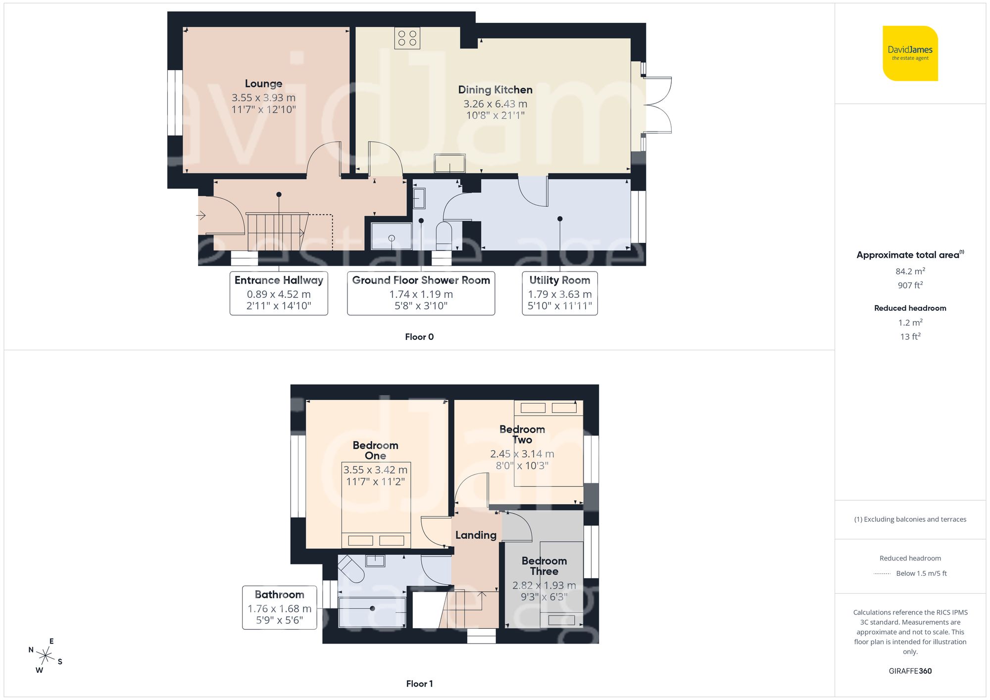 Floorplan for Surgeys Lane, Arnold, Nottingham