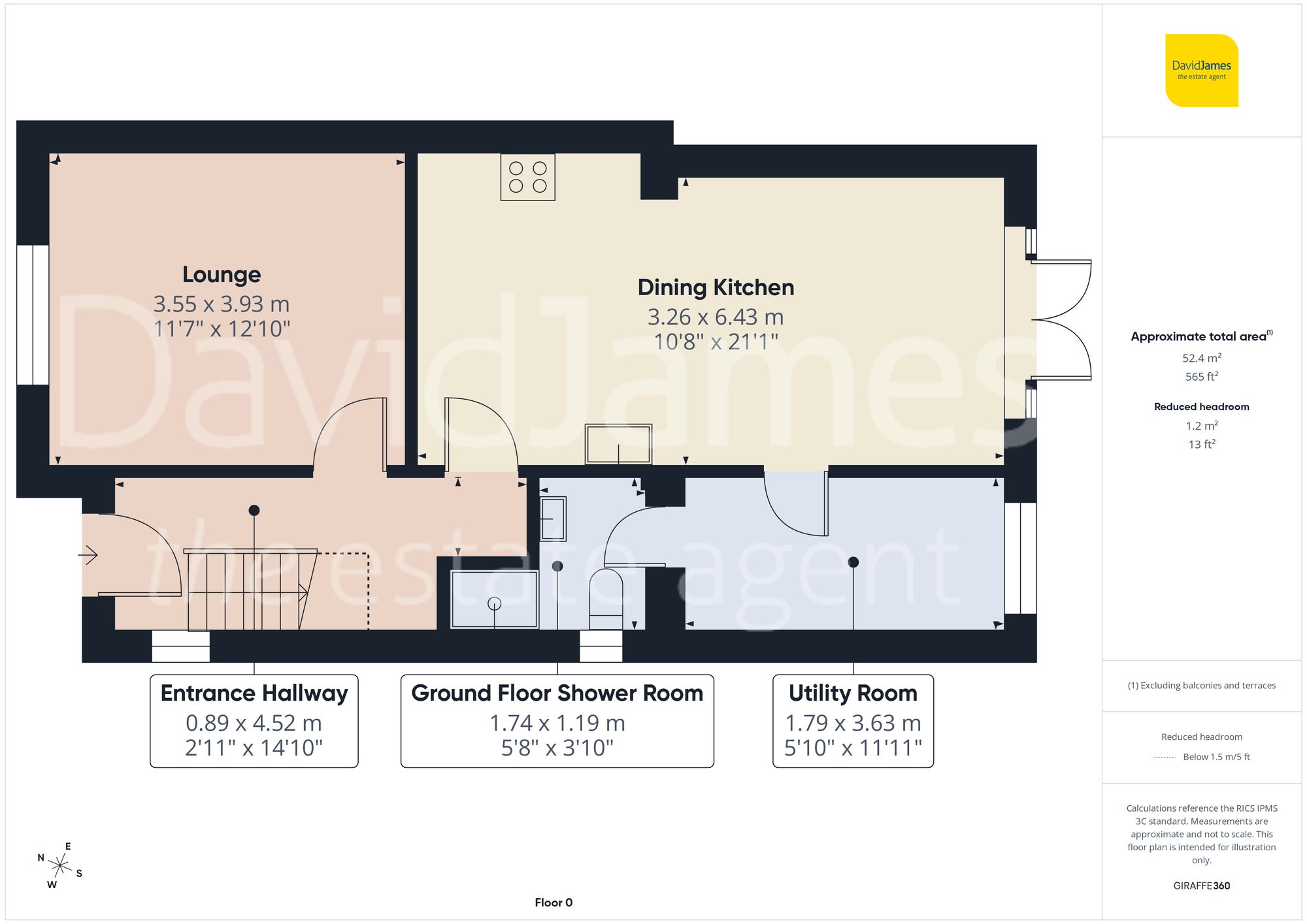 Floorplan for Surgeys Lane, Arnold, Nottingham
