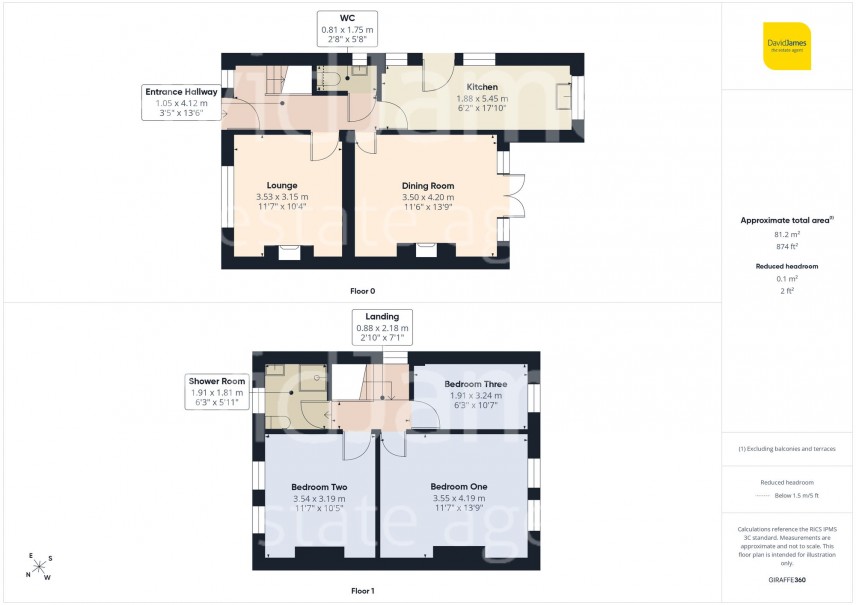 Floorplan for Ragdale Road, Bulwell, Nottingham