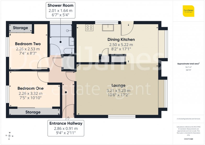 Floorplan for Lewis Way, Kilarney Park, Nottingham