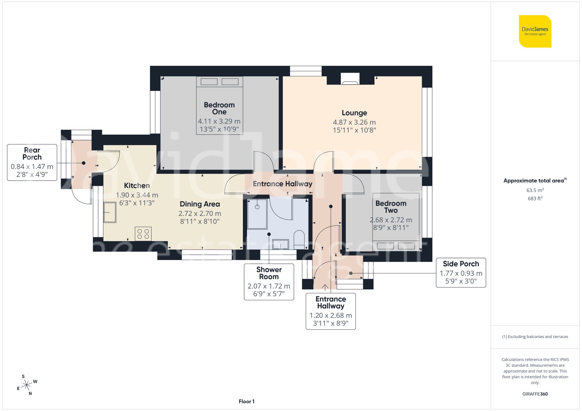 Floorplan for Greenbank, Carlton, Nottingham