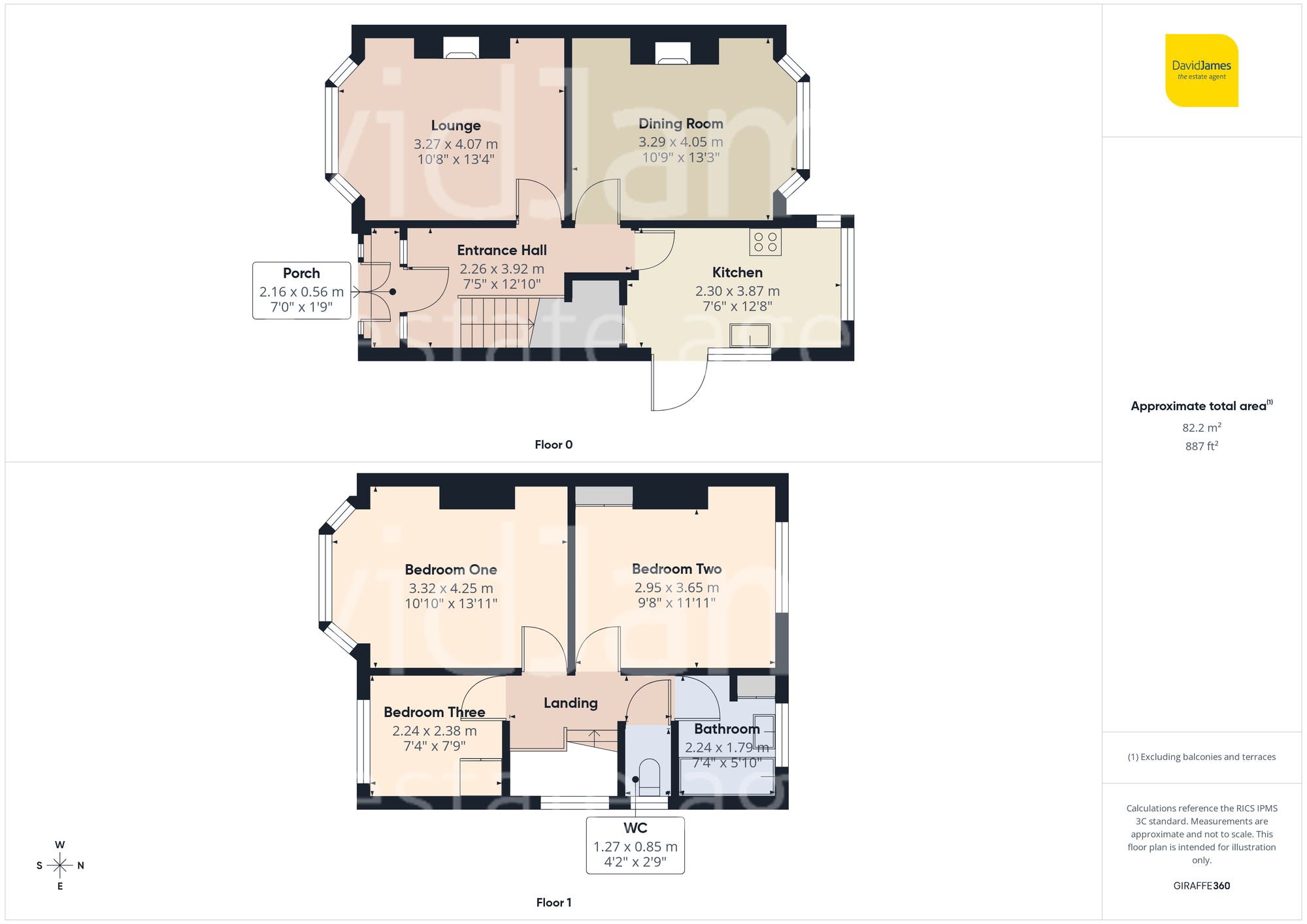 Floorplan for Exton Road, Sherwood, Nottingham