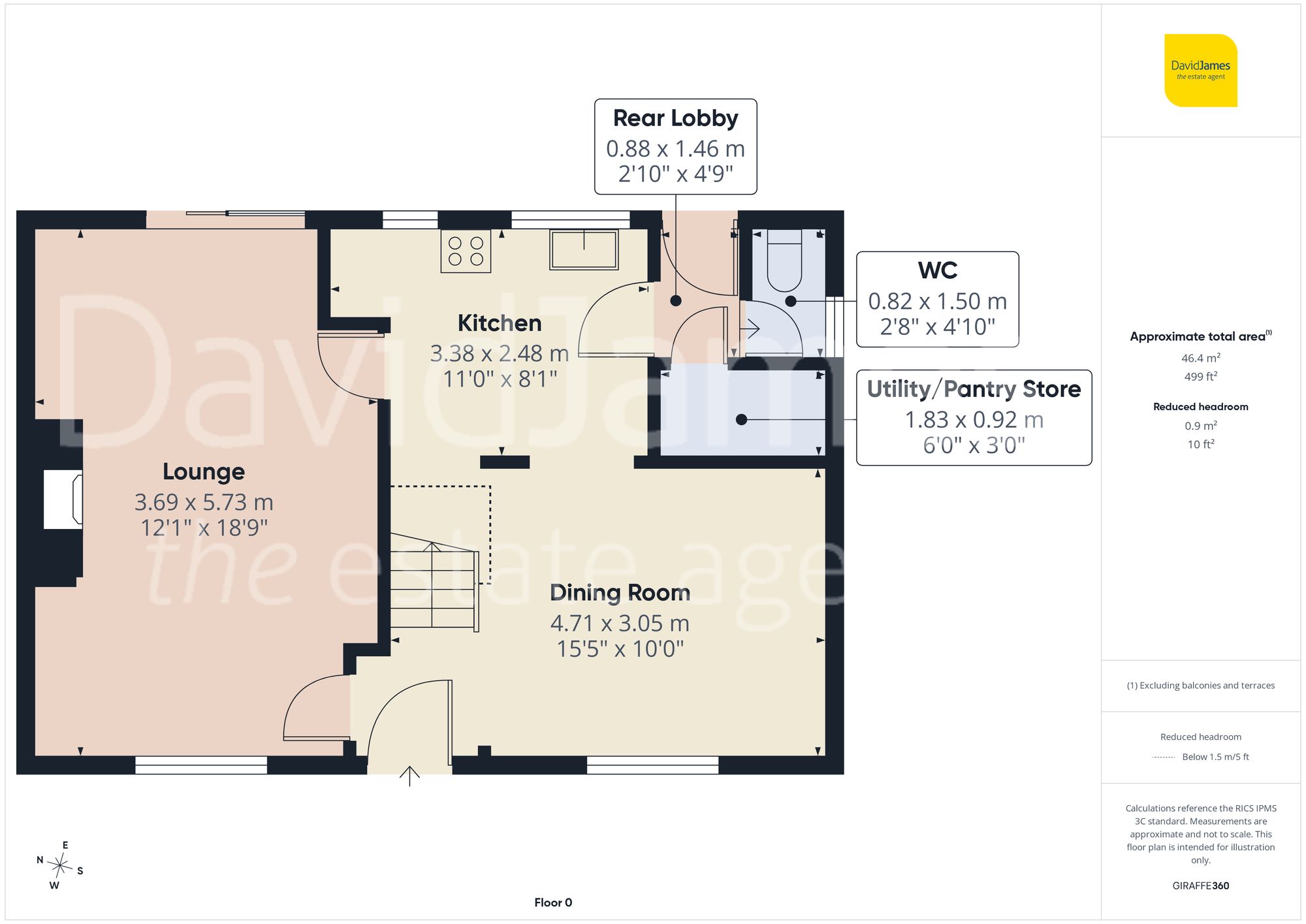 Floorplan for Hardwick Lane, Sutton-In-Ashfield, Nottinghamshire