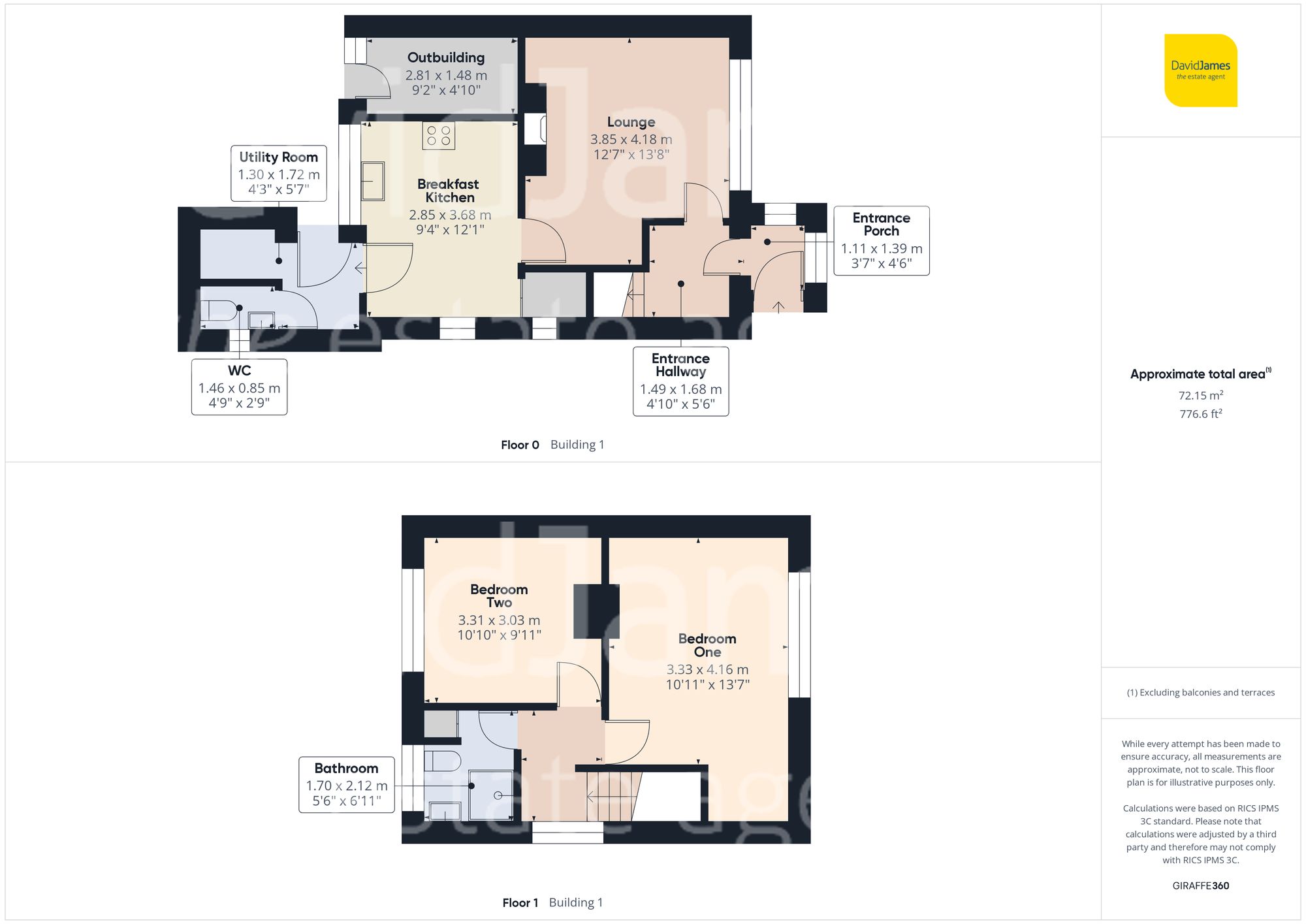 Floorplan for Lee Road, Calverton, Nottingham