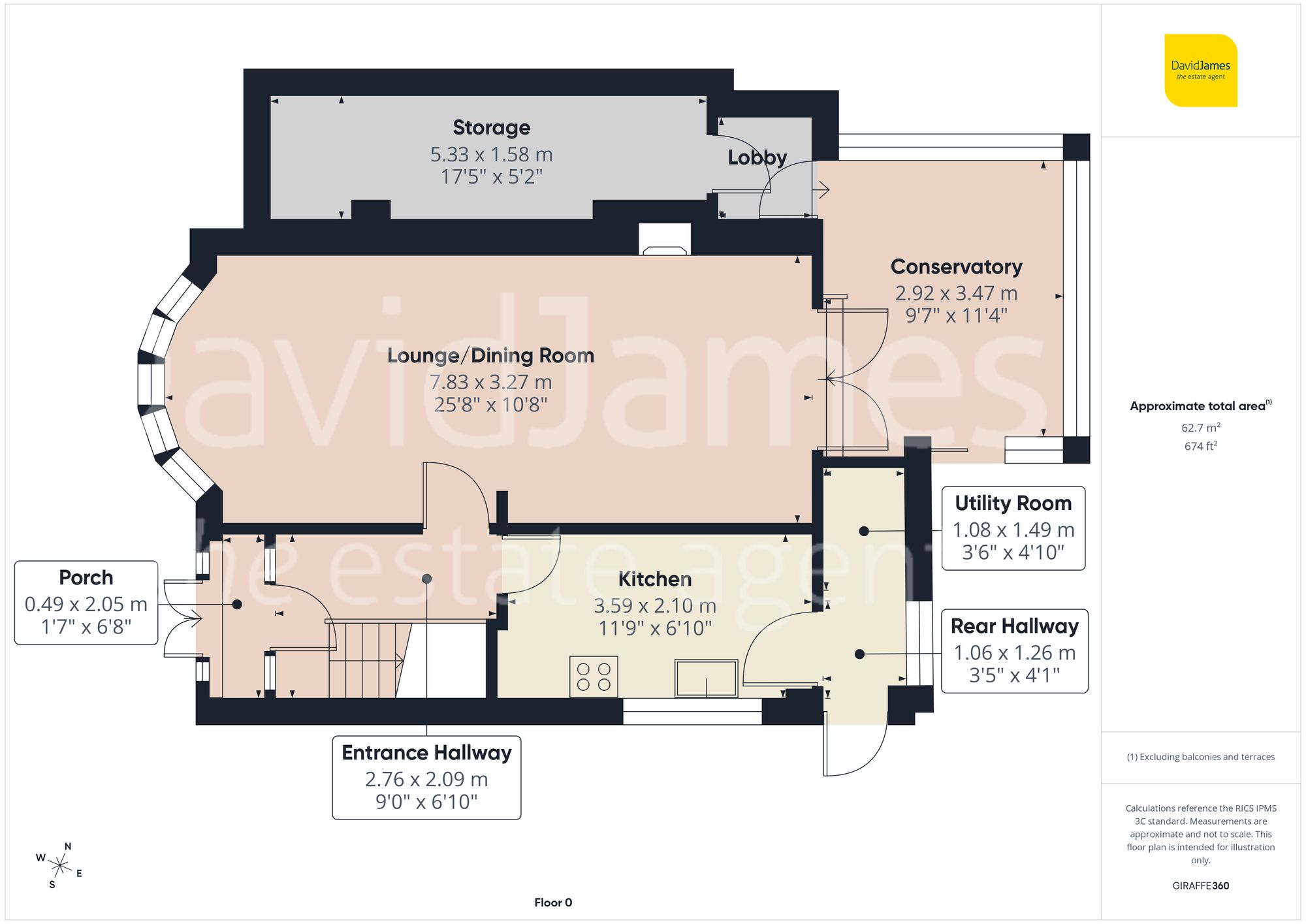 Floorplan for Alma Road, Nottingham