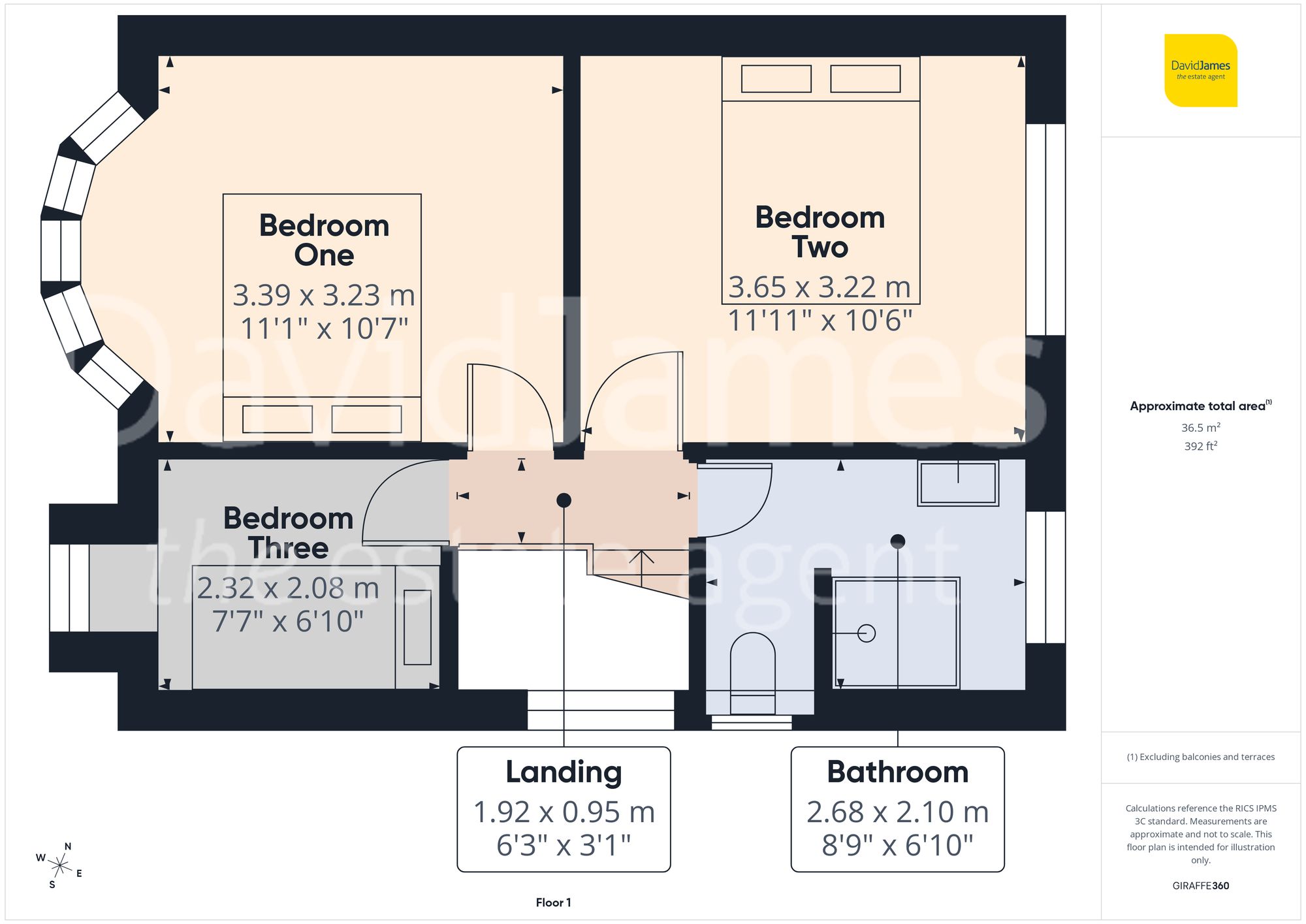 Floorplan for Alma Road, Nottingham