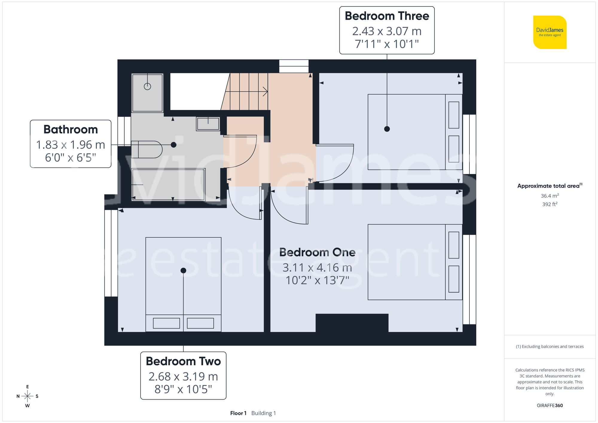 Floorplan for Caunton Avenue, Nottingham