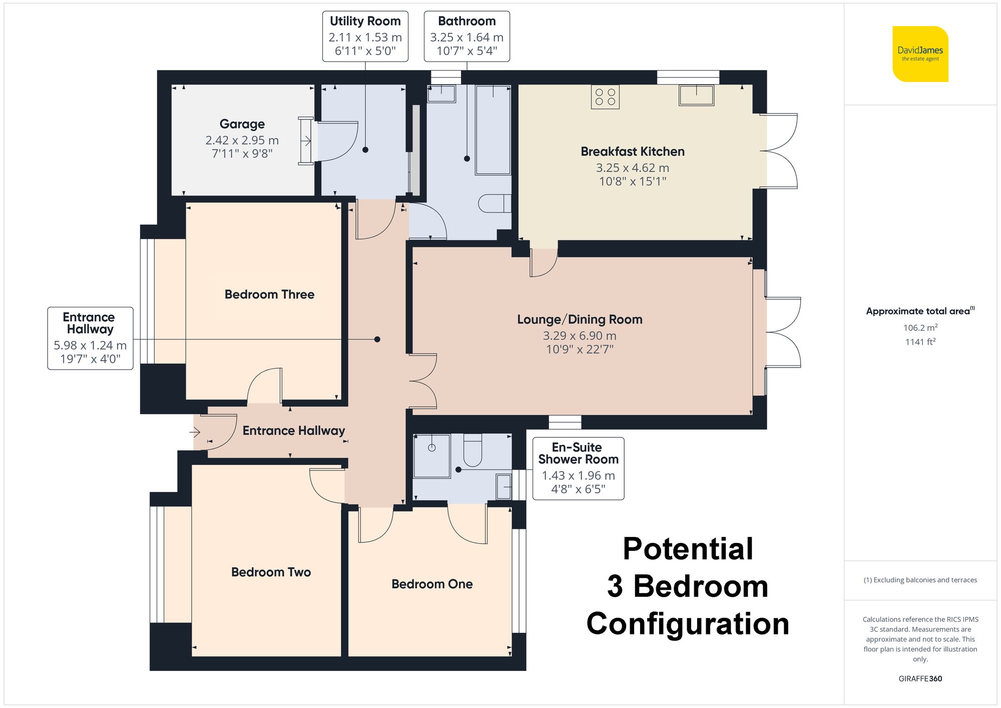 Floorplan for Catfoot Lane, Lambley, Nottingham