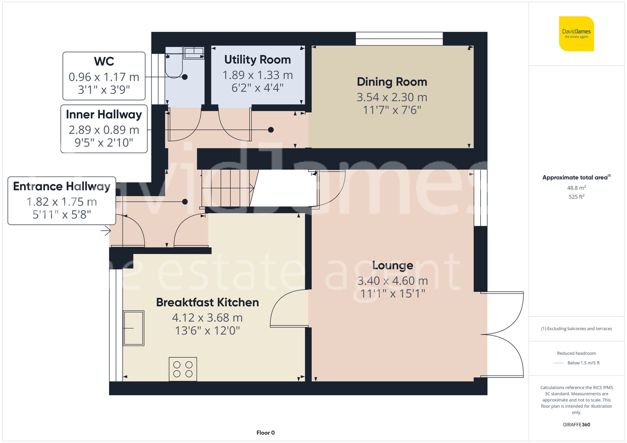 Floorplan for Meriac Close, Top Valley, Nottingham