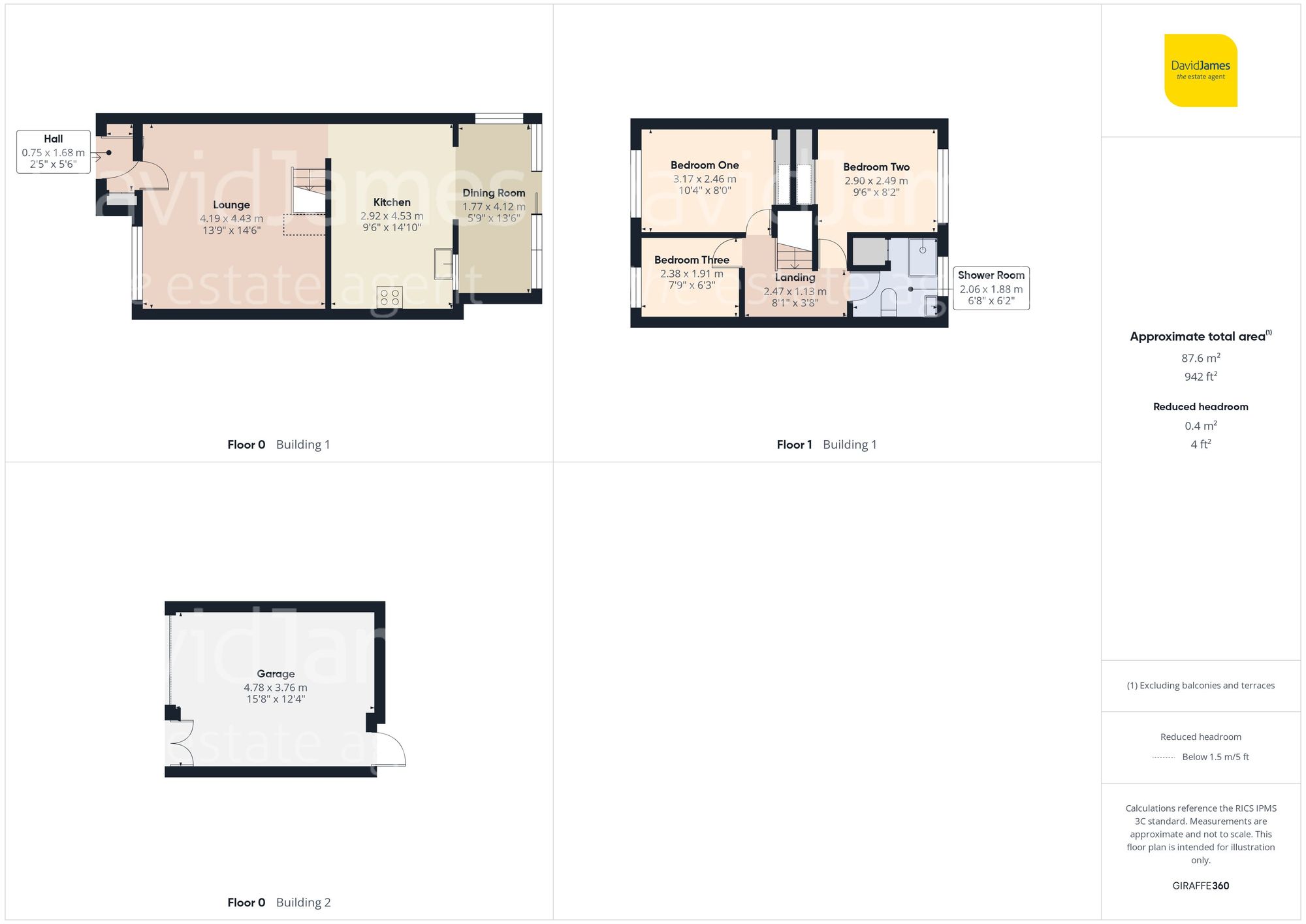 Floorplan for Abington Avenue, Sutton in Ashfield, Nottinghamshire