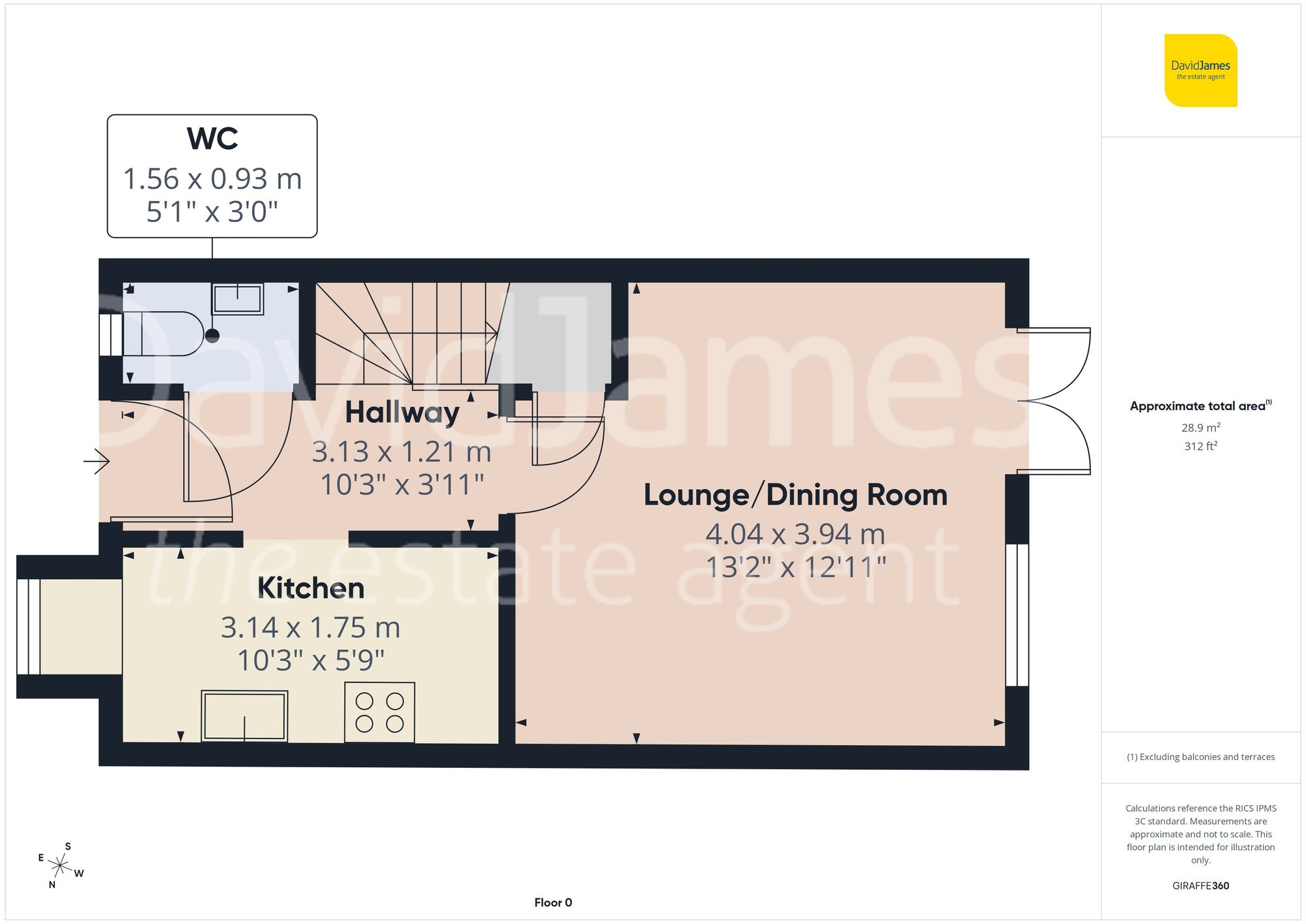 Floorplan for Fisher Close, Sutton in Ashfield, Nottinghamshire