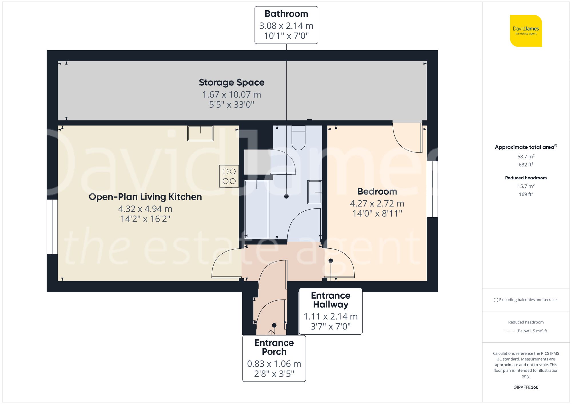 Floorplan for Appleton Gardens, Mapperley, Nottingham