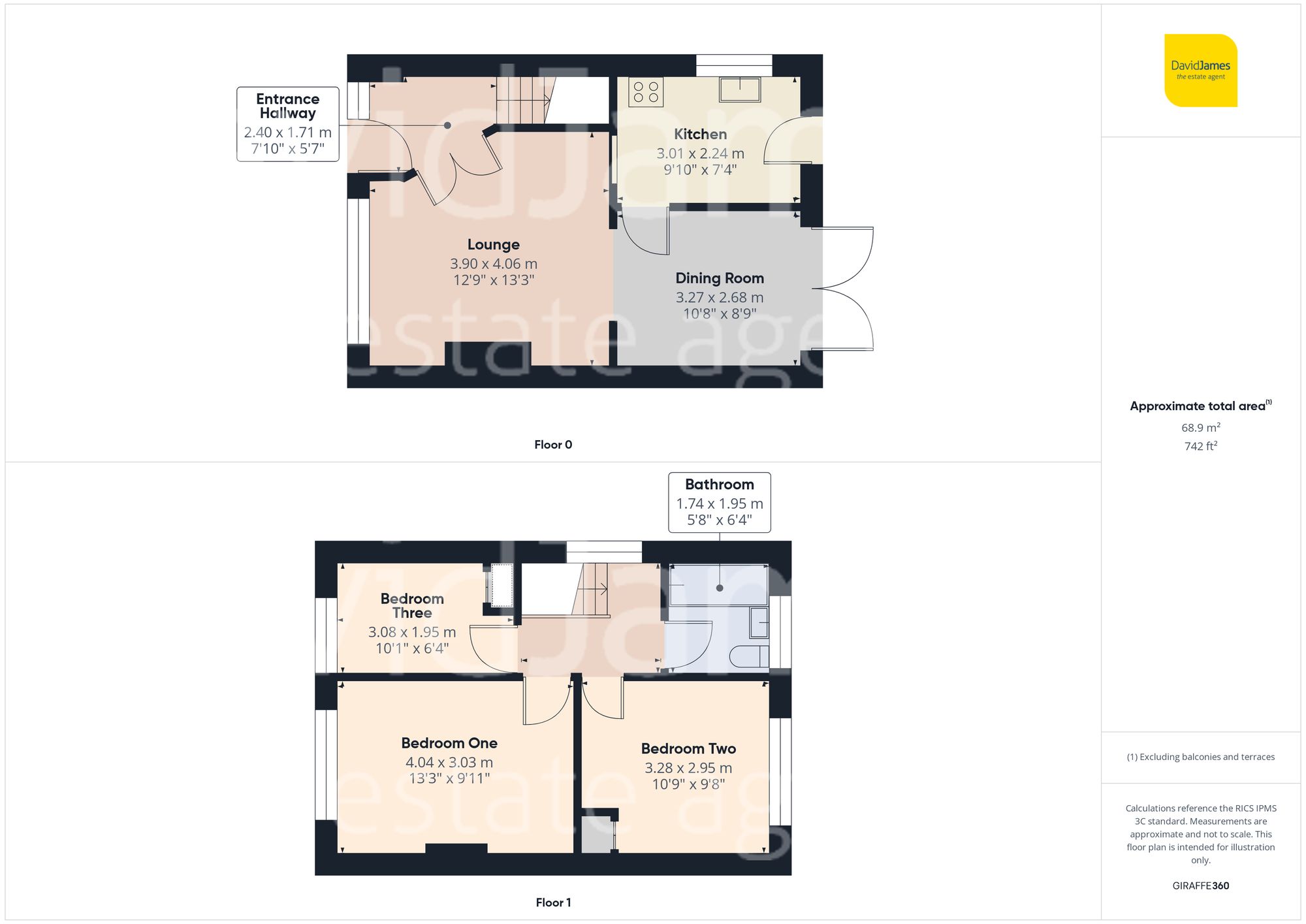Floorplan for Newton Close, Arnold, Nottingham