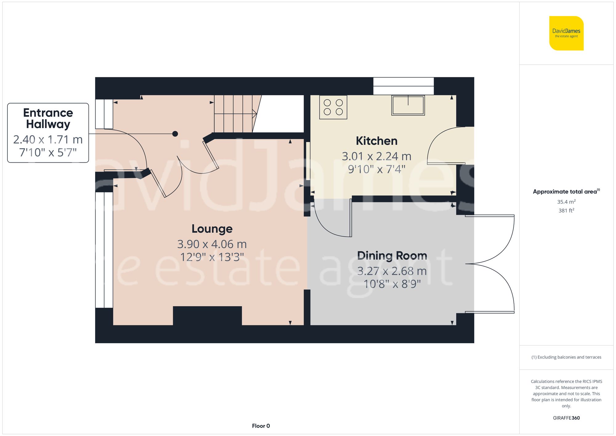 Floorplan for Newton Close, Arnold, Nottingham
