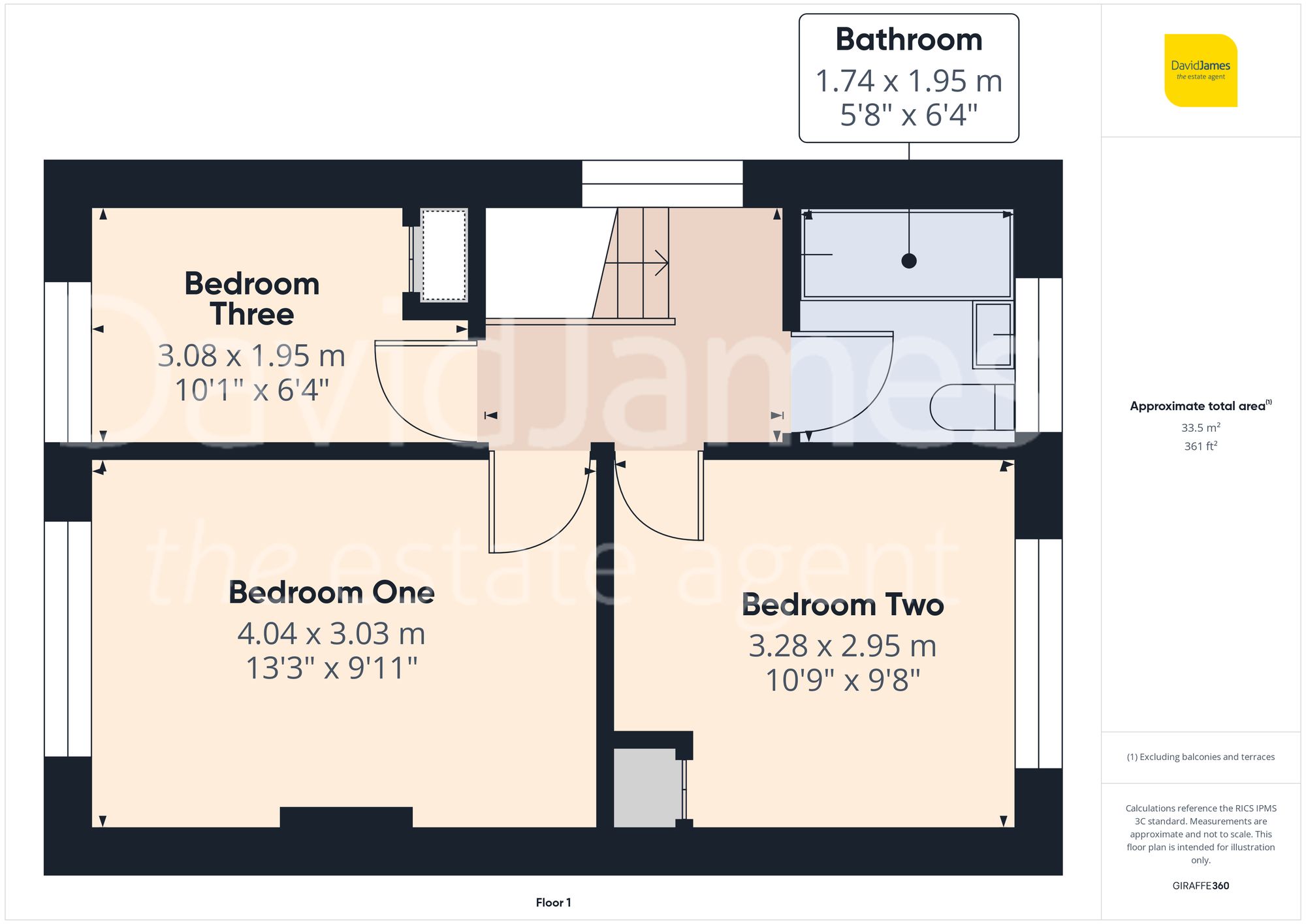 Floorplan for Newton Close, Arnold, Nottingham