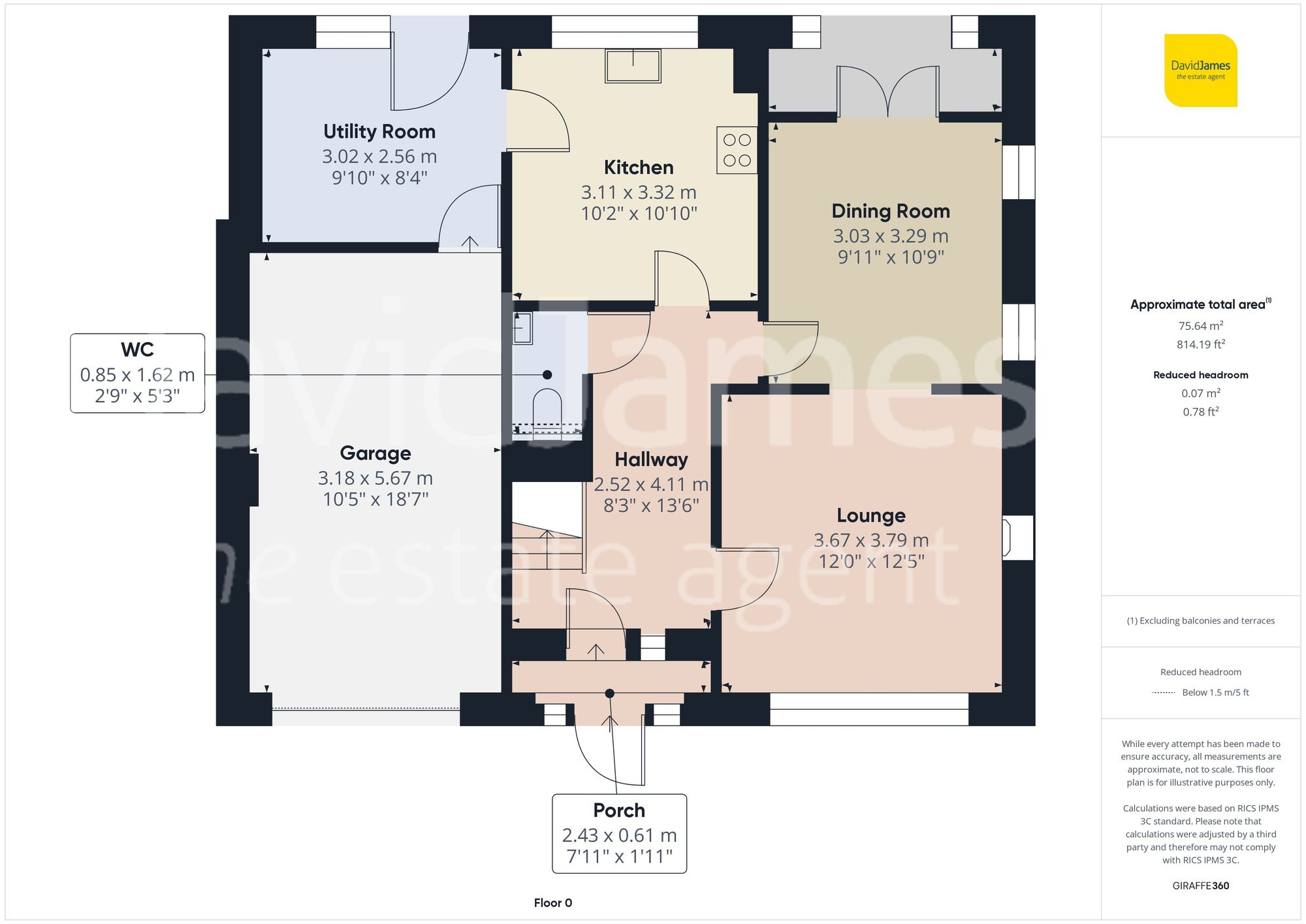 Floorplan for Darley Avenue, Carlton, NG4