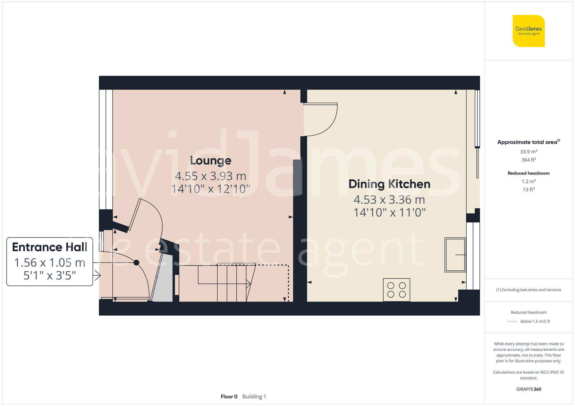 Floorplan for Park Close, Mapperley, Nottingham