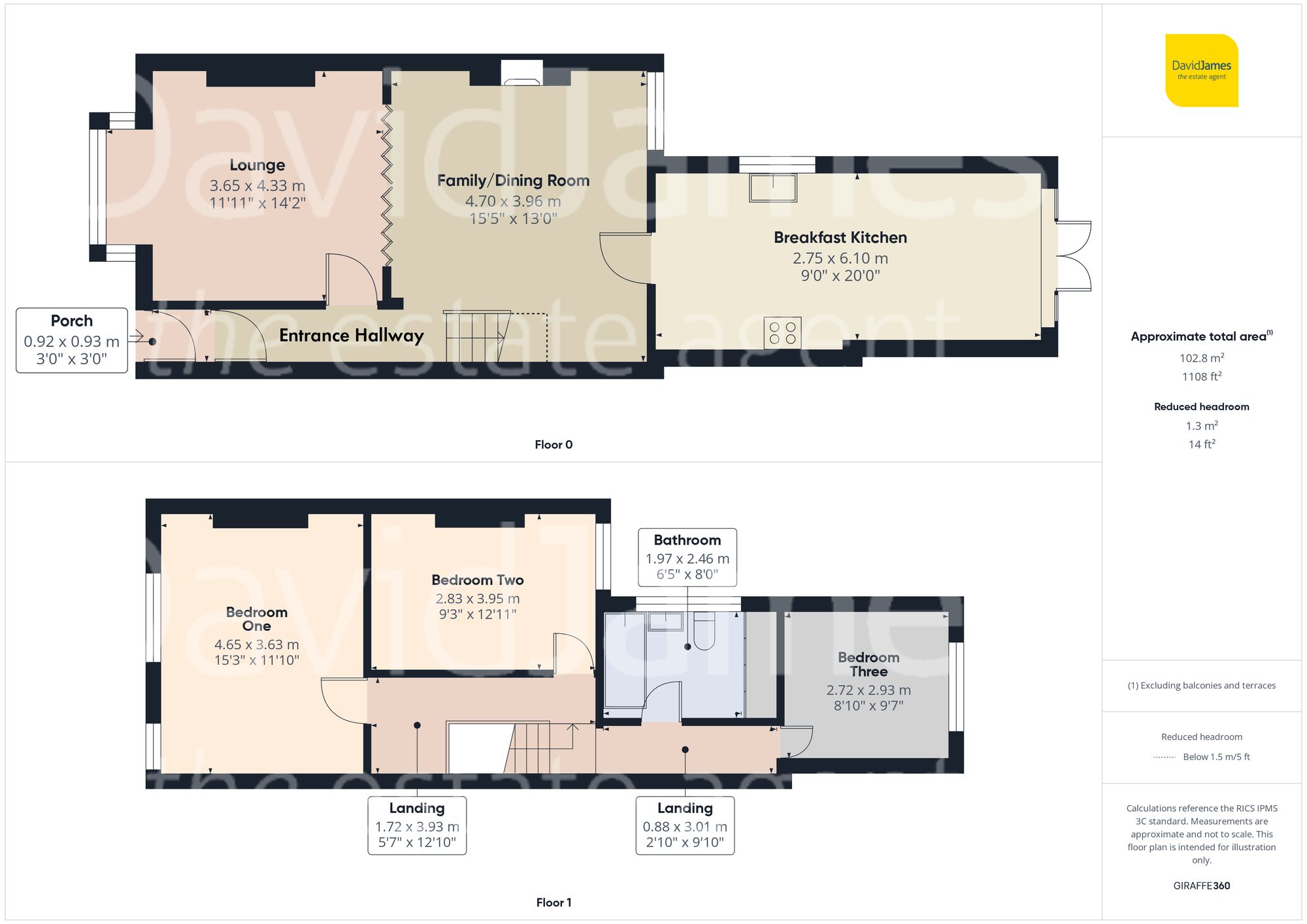 Floorplan for Hilton Road, Mapperley, Nottingham