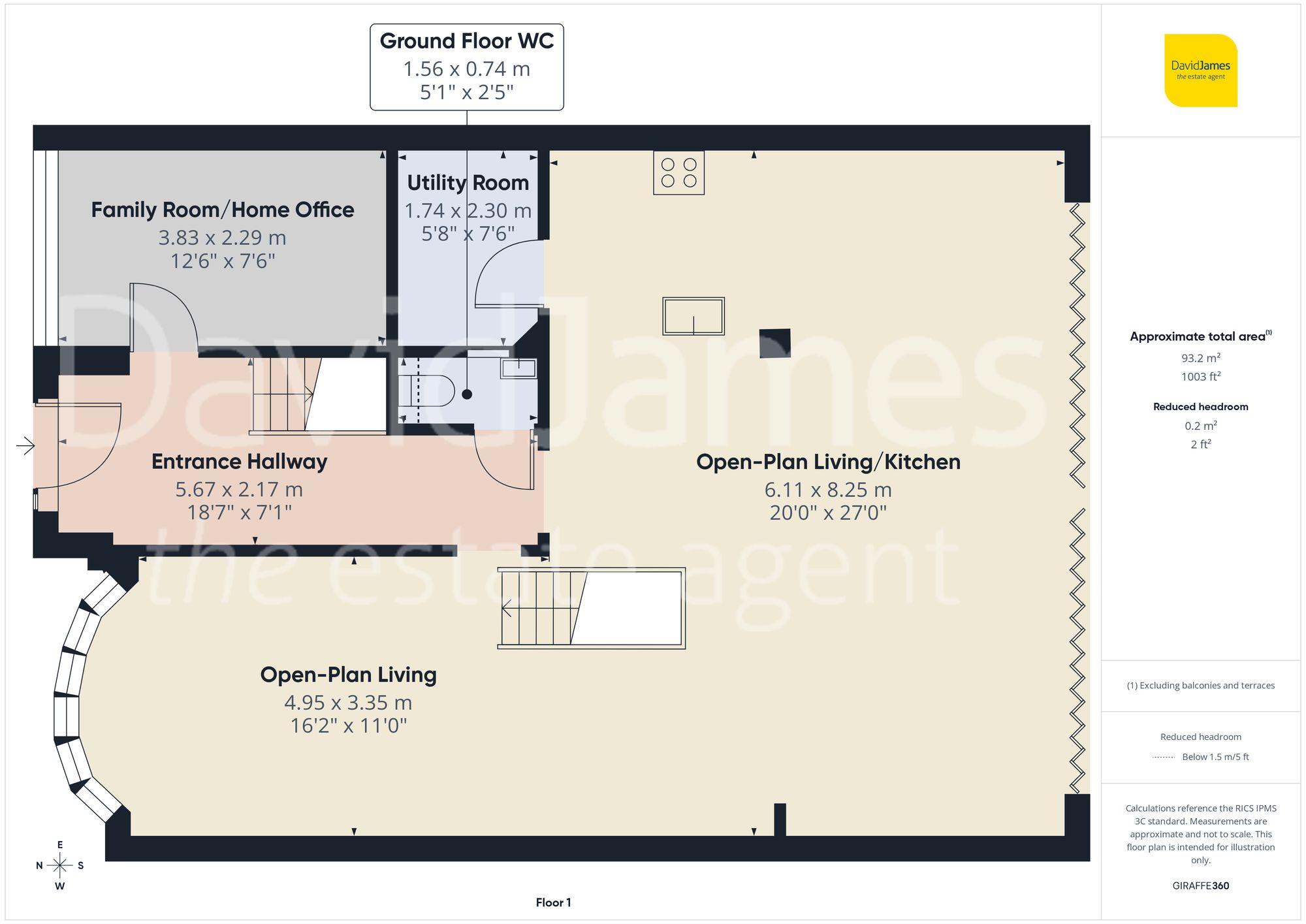 Floorplan for Bedale Road, Sherwood Dales, Nottingham