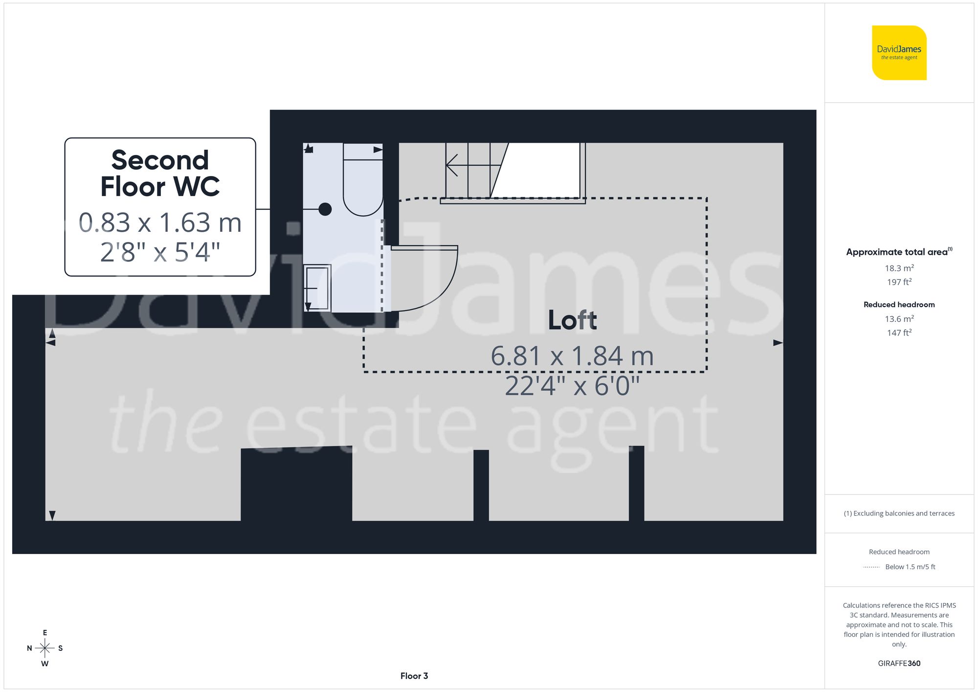 Floorplan for Bedale Road, Sherwood Dales, Nottingham