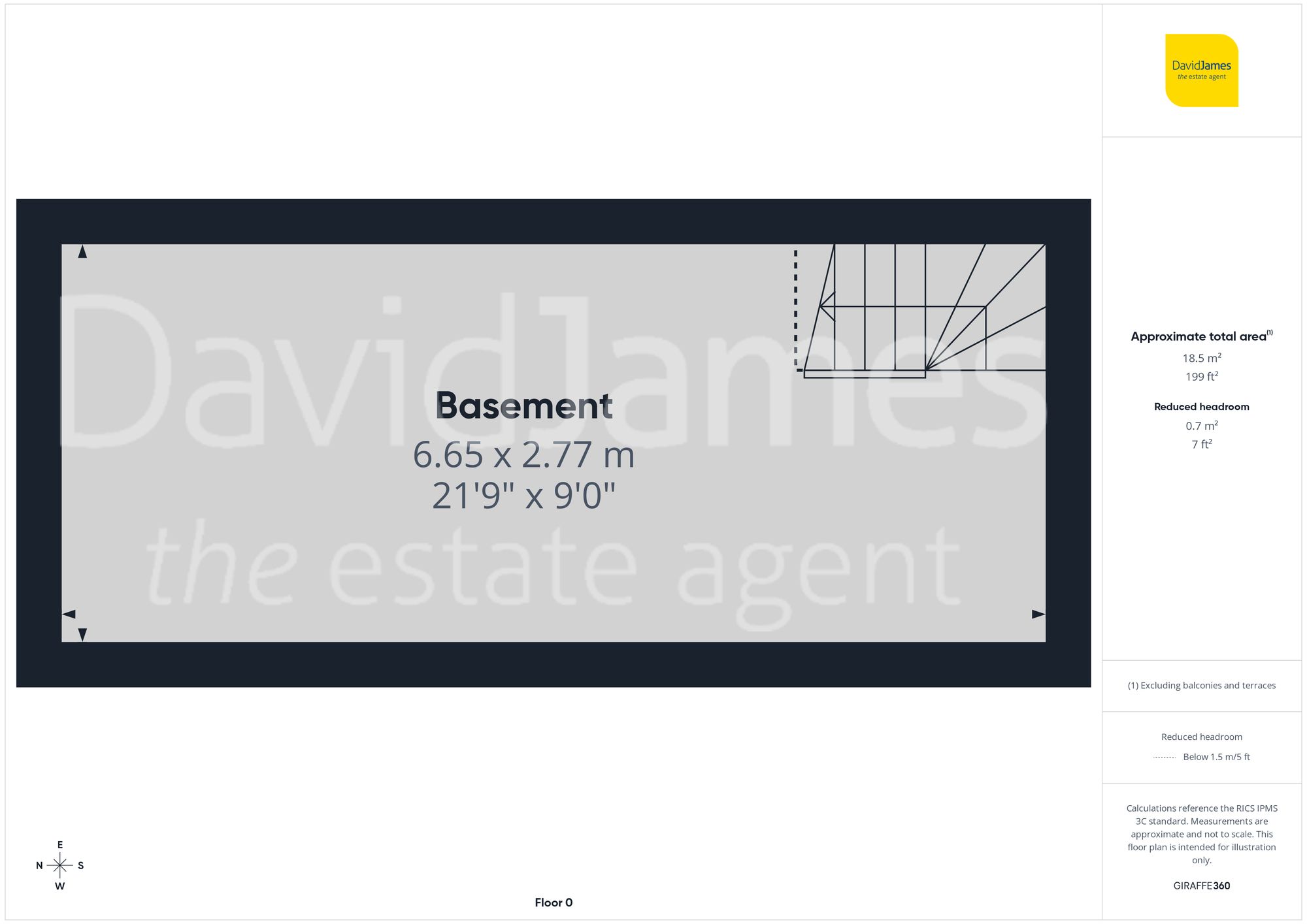 Floorplan for Bedale Road, Sherwood Dales, Nottingham