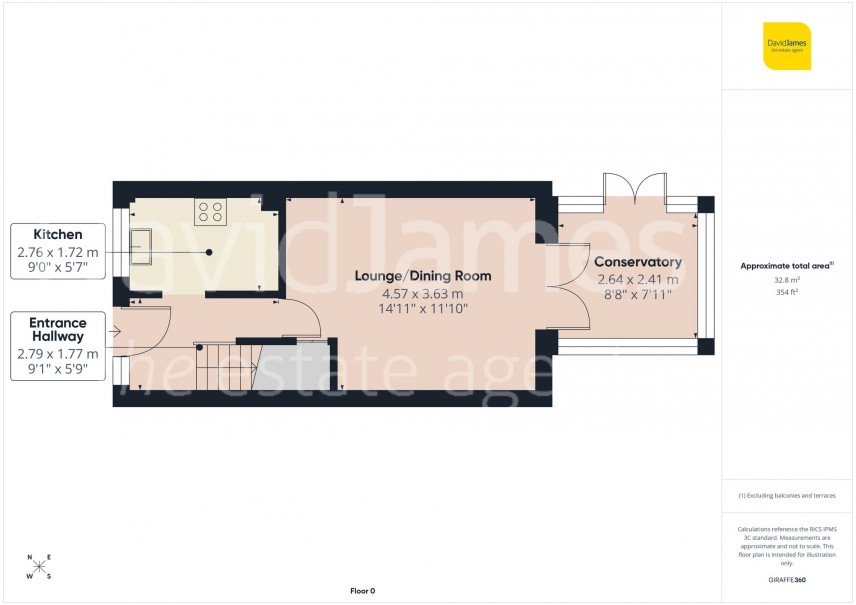Floorplan for Lindum Road, Old Basford, Nottingham