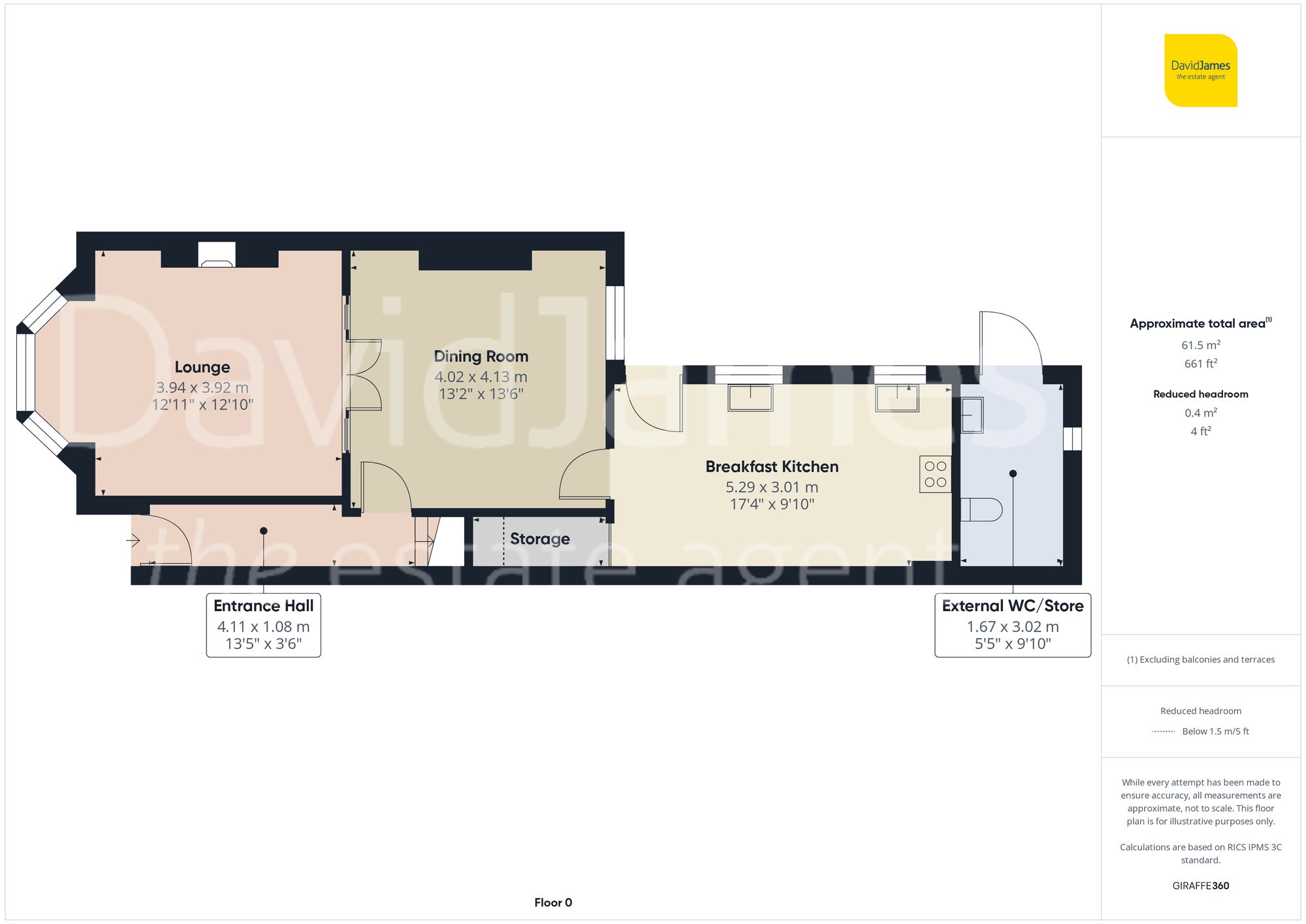 Floorplan for Bourne Street, Netherfield, Nottingham