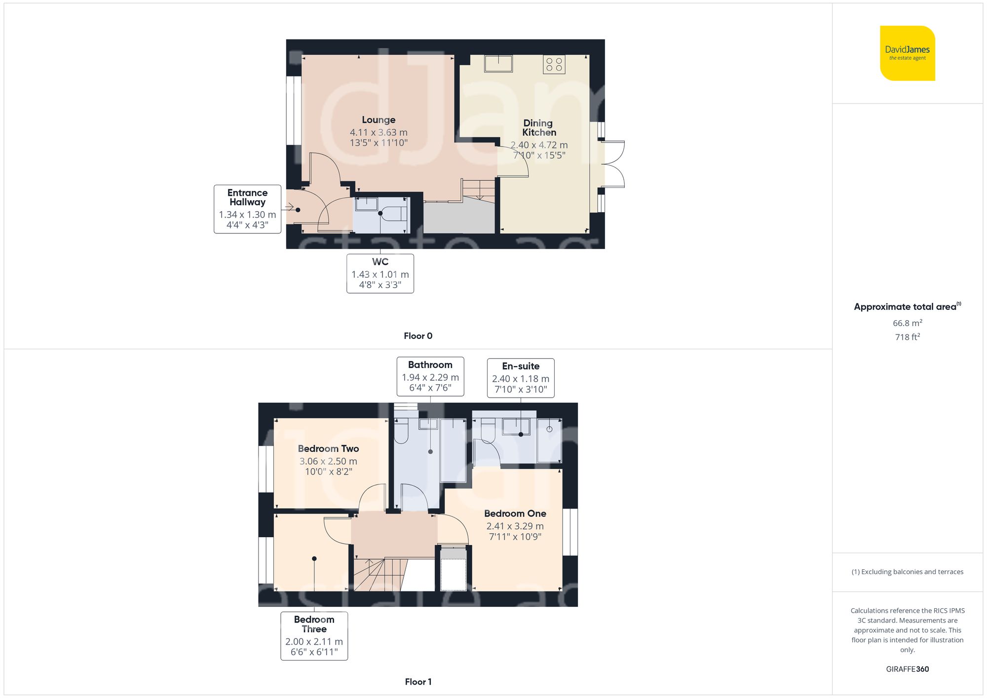 Floorplan for Flatts Lane, Calverton, Nottingham
