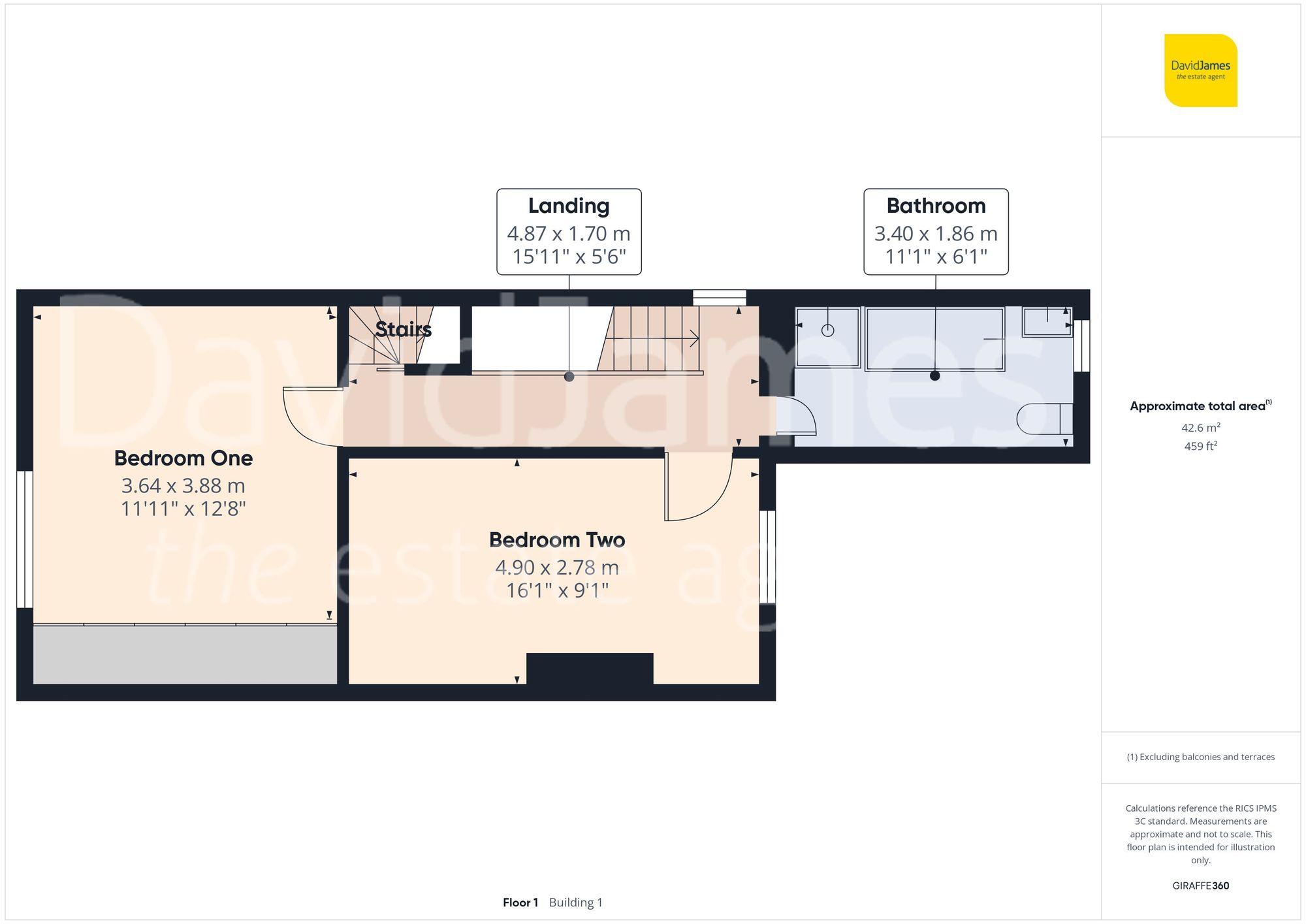 Floorplan for Howard Street, Sutton in Ashfield, Nottinghamshire