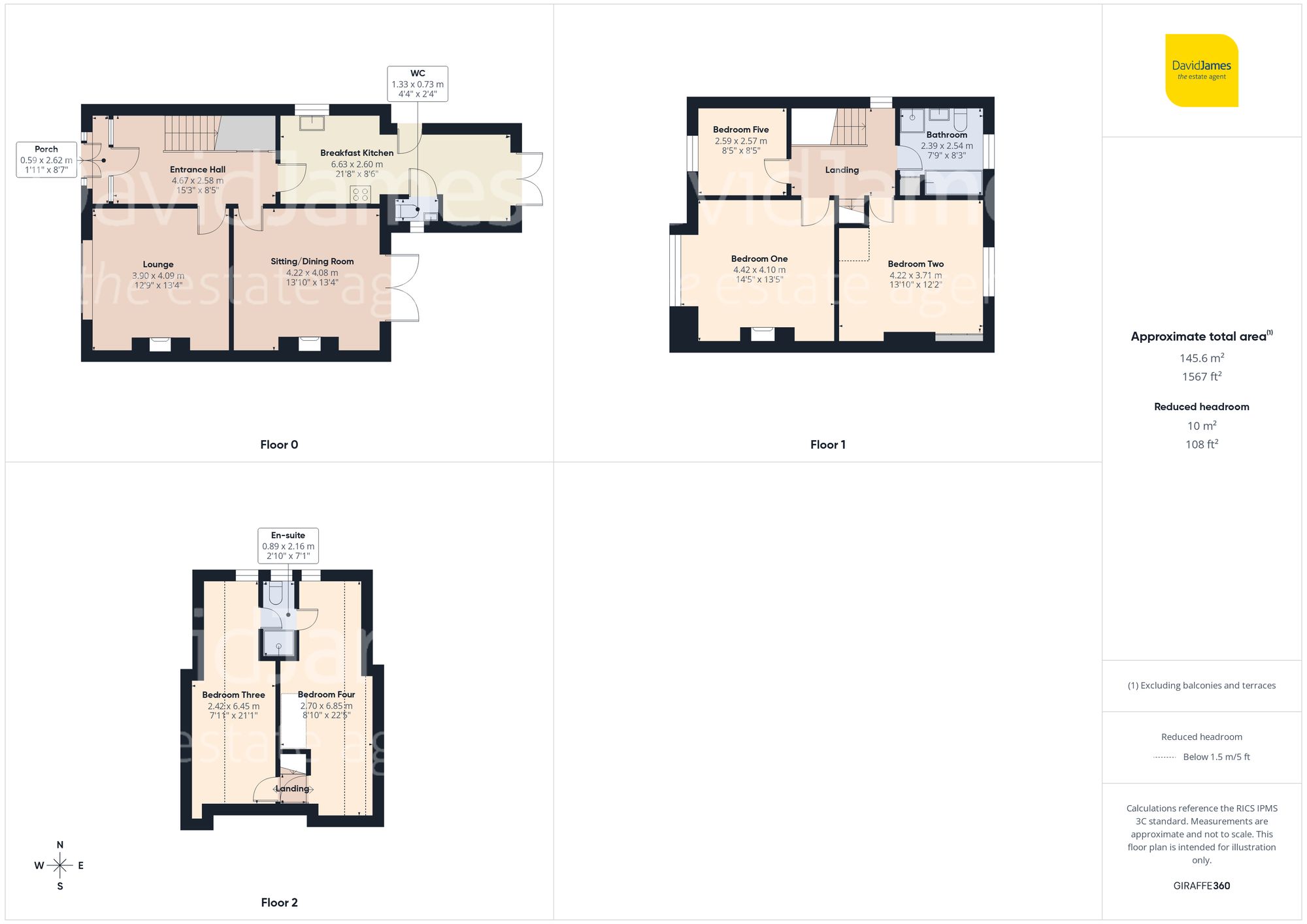 Floorplan for Grosvenor Avenue, Sutton-In-Ashfield, Nottinghamshire
