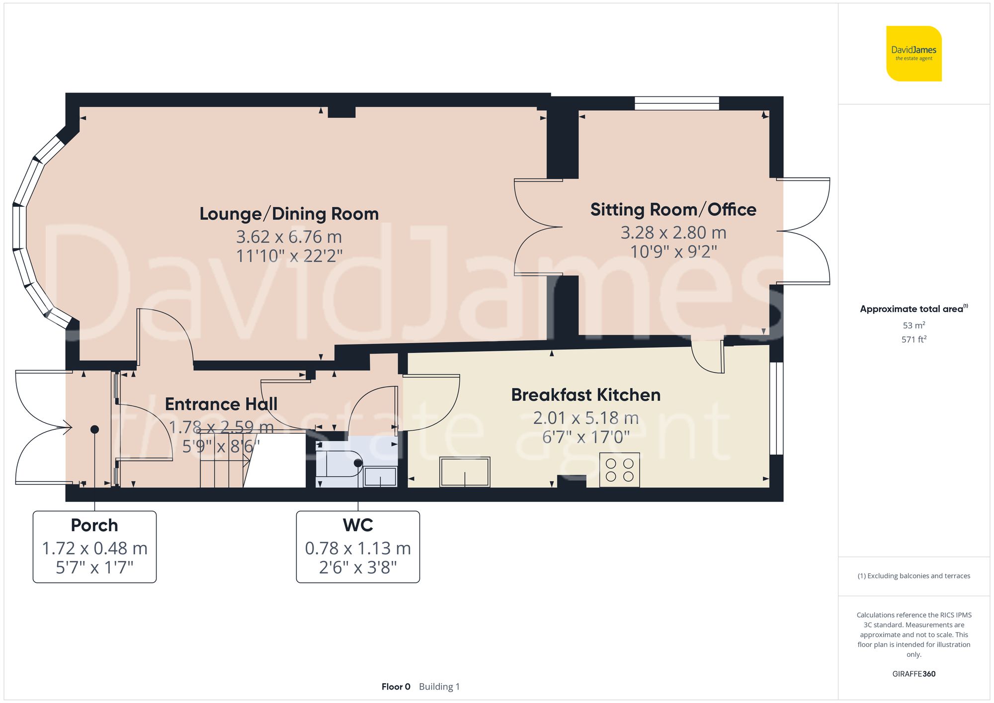 Floorplan for Moore Road, Mapperley, Nottingham