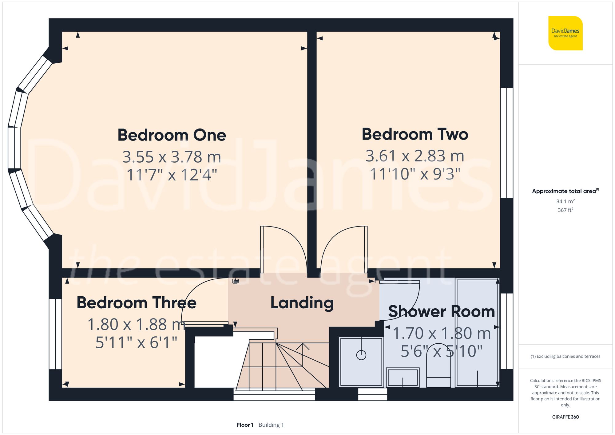 Floorplan for Moore Road, Mapperley, Nottingham