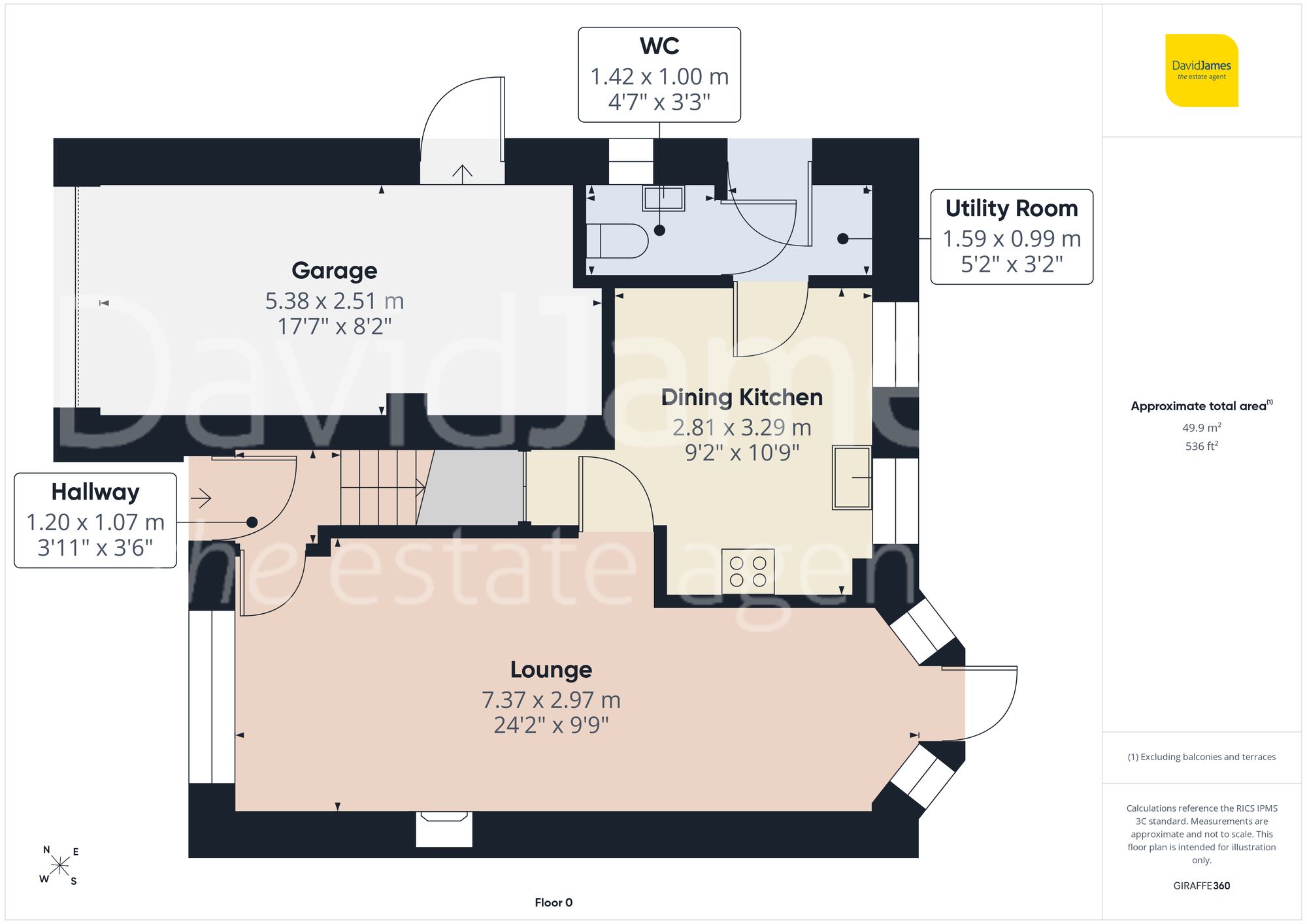 Floorplan for Bramble Croft, Sutton-in-Ashfield, Nottinghamshire