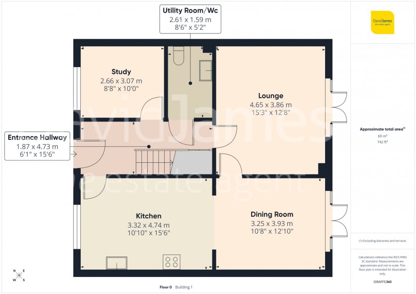 Floorplan for Stonebridge Way, Calverton, Nottingham