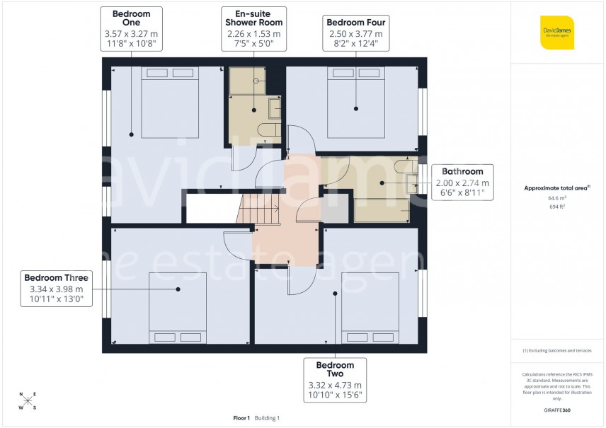Floorplan for Stonebridge Way, Calverton, Nottingham