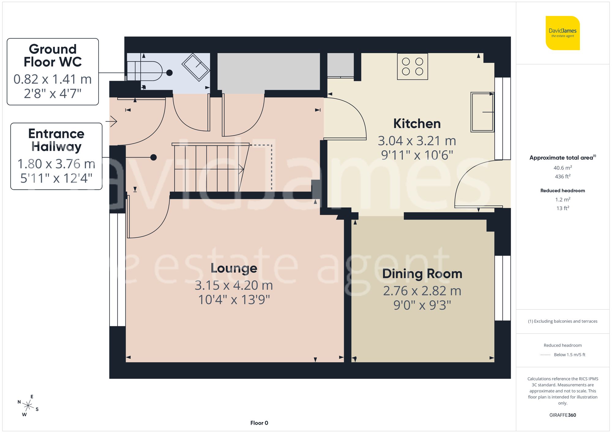 Floorplan for Paxton Gardens, Nottingham