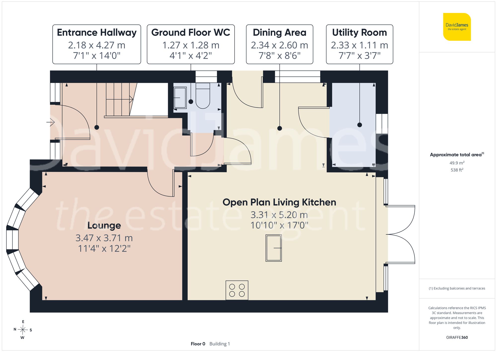 Floorplan for Greenwood Road, Nottingham