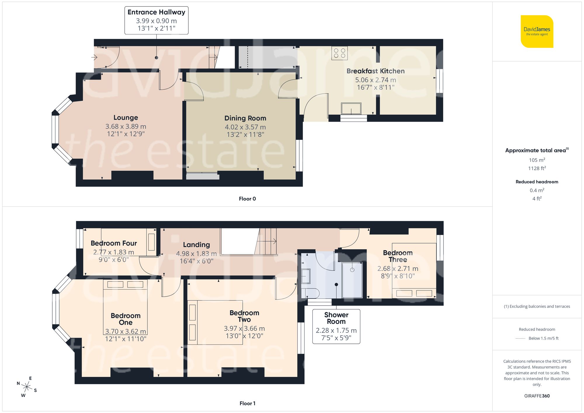 Floorplan for Forester Road, Nottingham